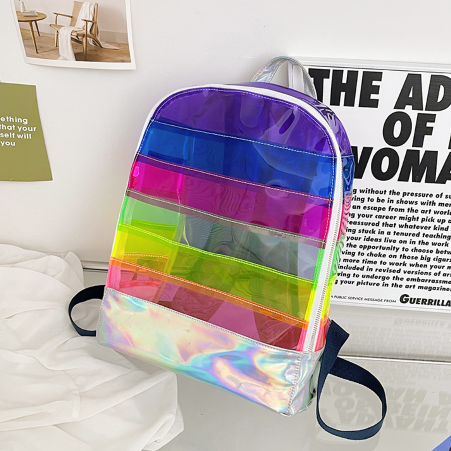 Transparent PVC Backpack 5