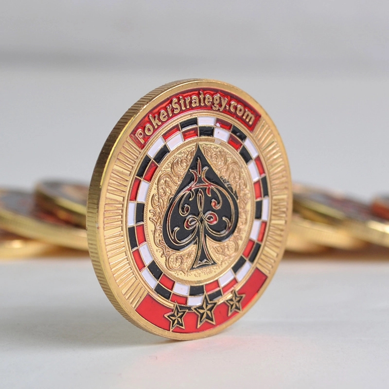 Round Metal Casino Chip Challenge Coin 2