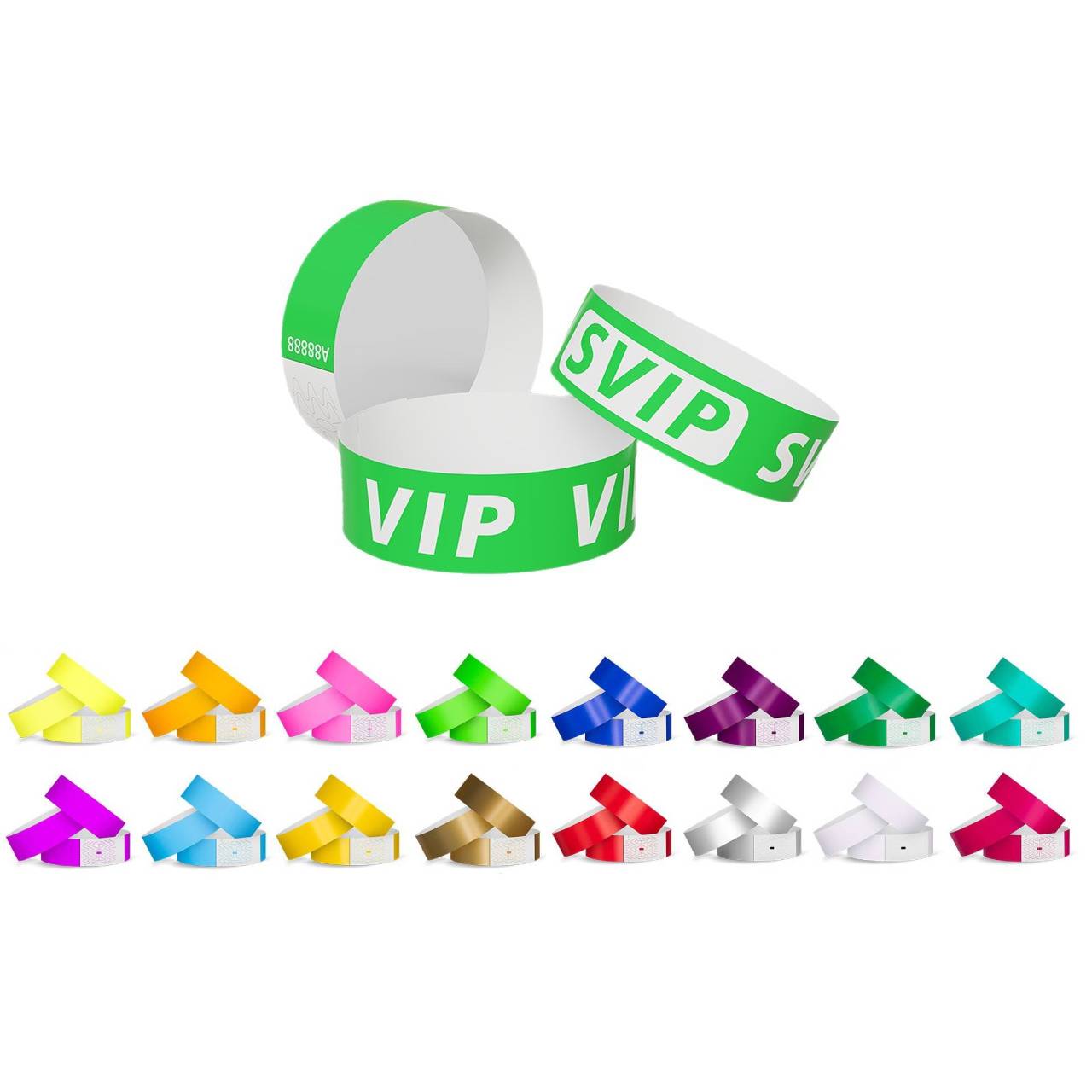 3/4" Tyvek Wristbands 3