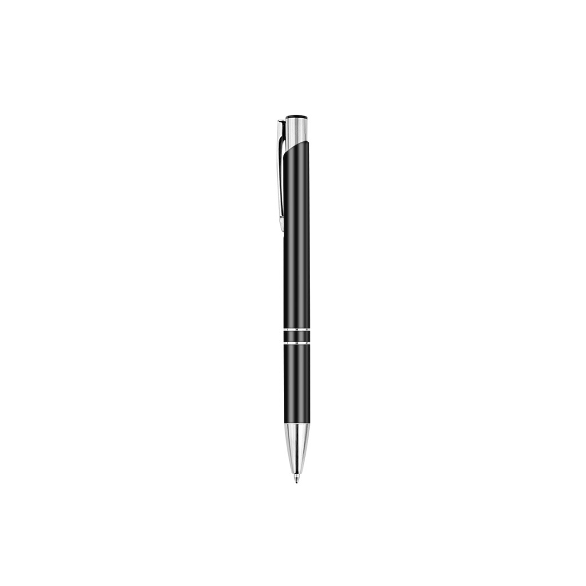 Aluminum Click Action Ballpoint Pen With Chrome Clip 16