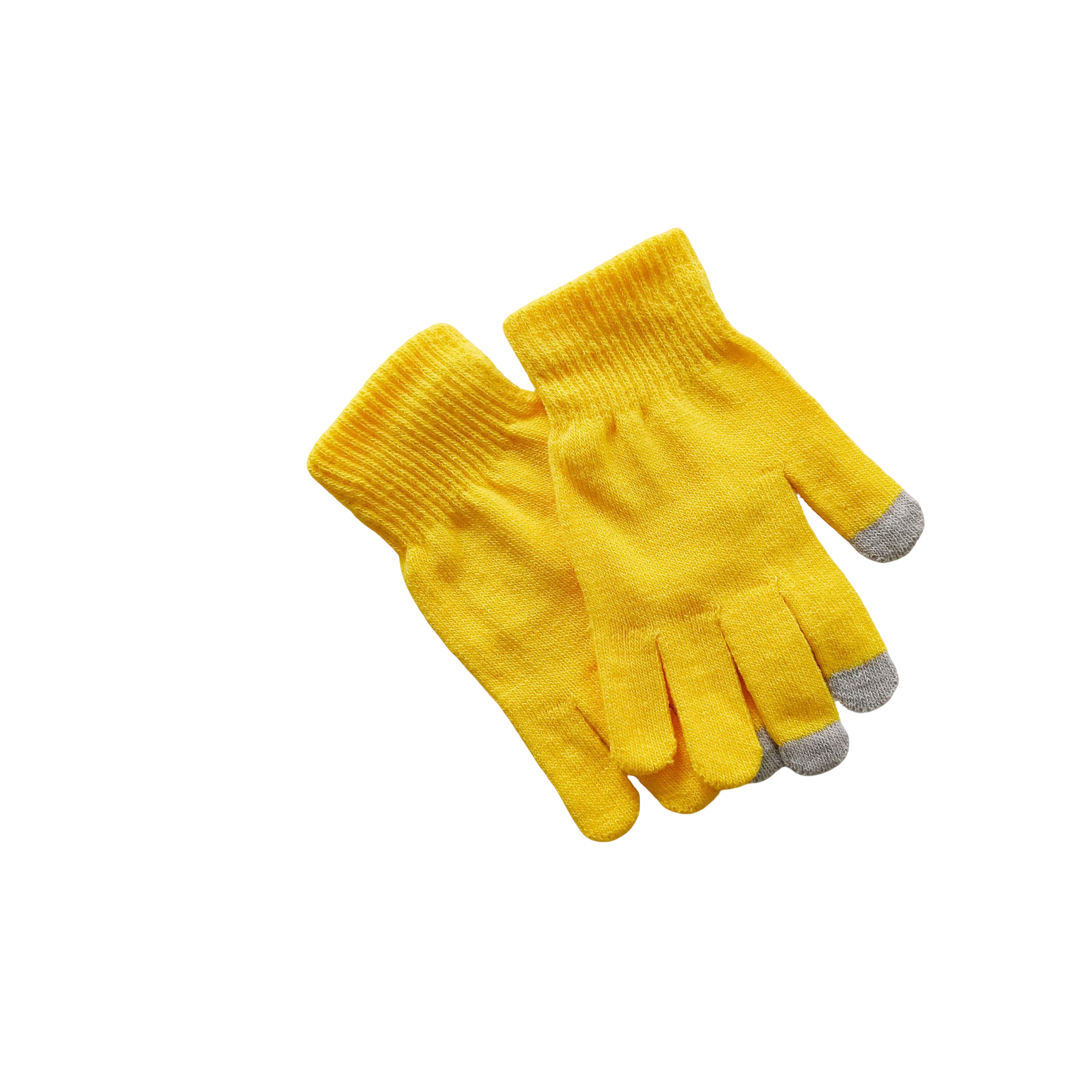 Touchscreen Acrylic Knit Magic Glove Pair 7.9" 8