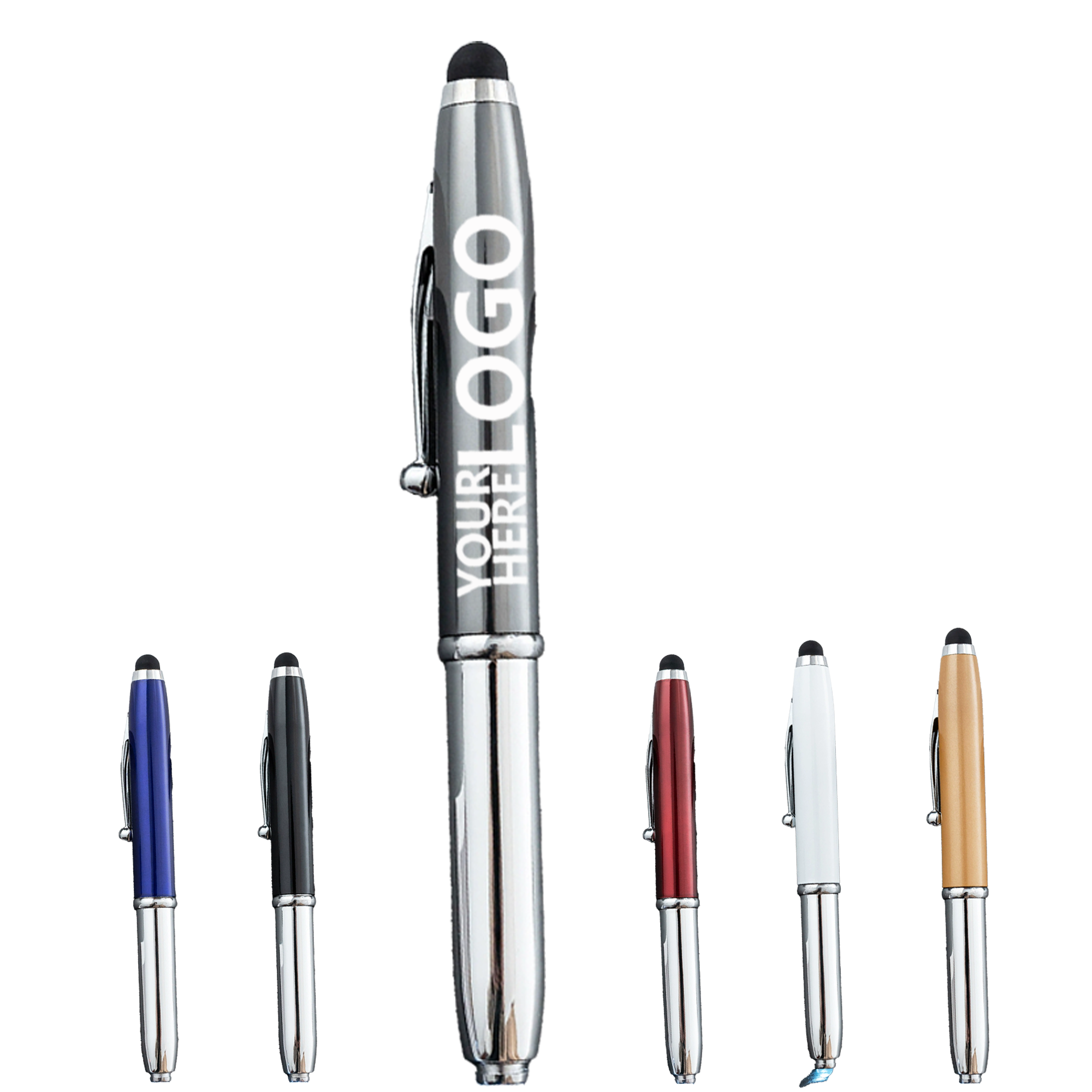 Multi-functional Metal LED Pen 2