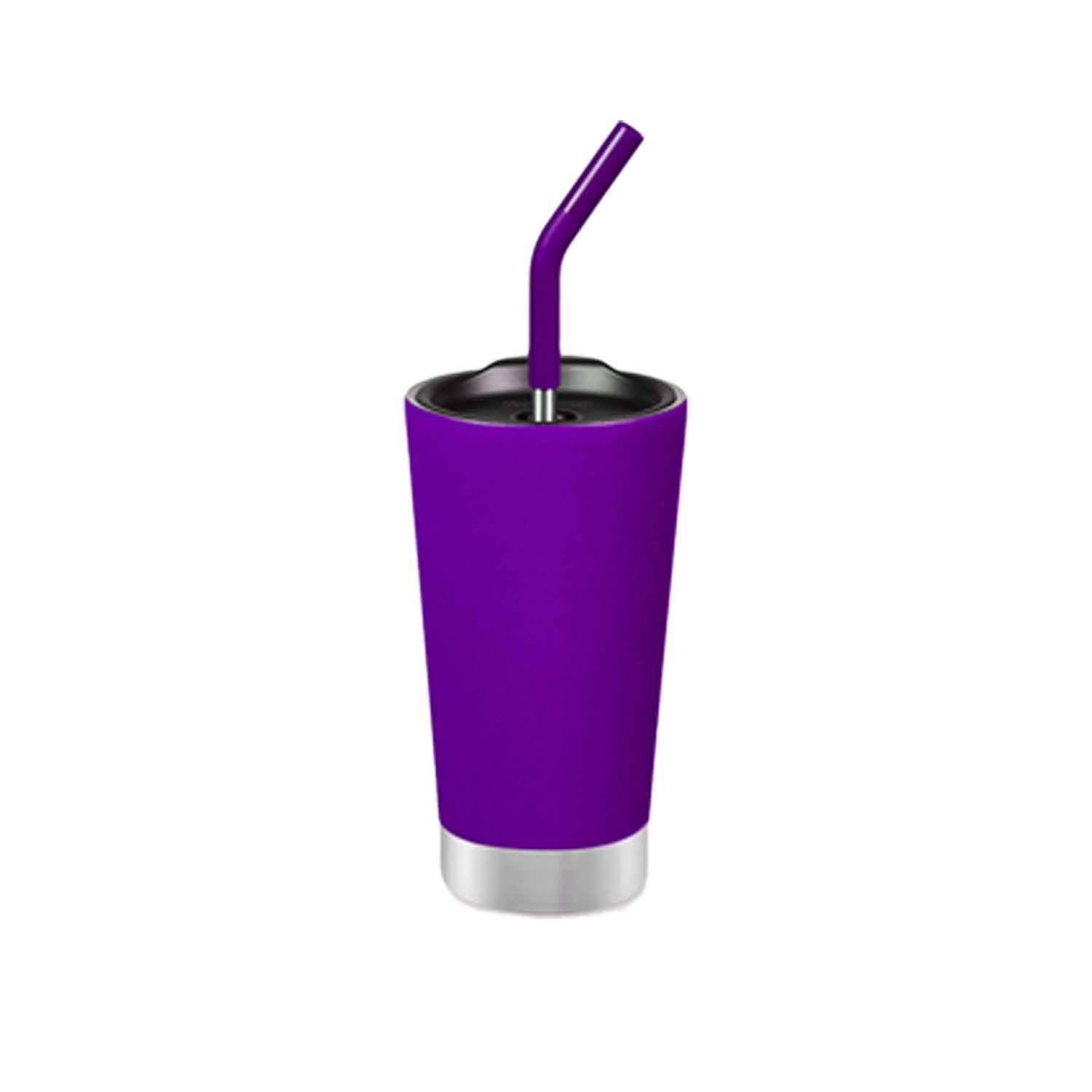 17OZ Stainless Steel Tumbler with Silicon Straw 2