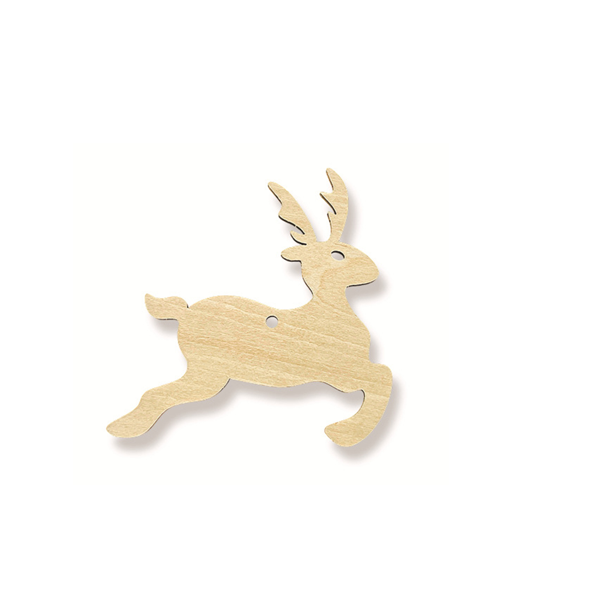 Natural Wood Christmas Tree Pendant 55