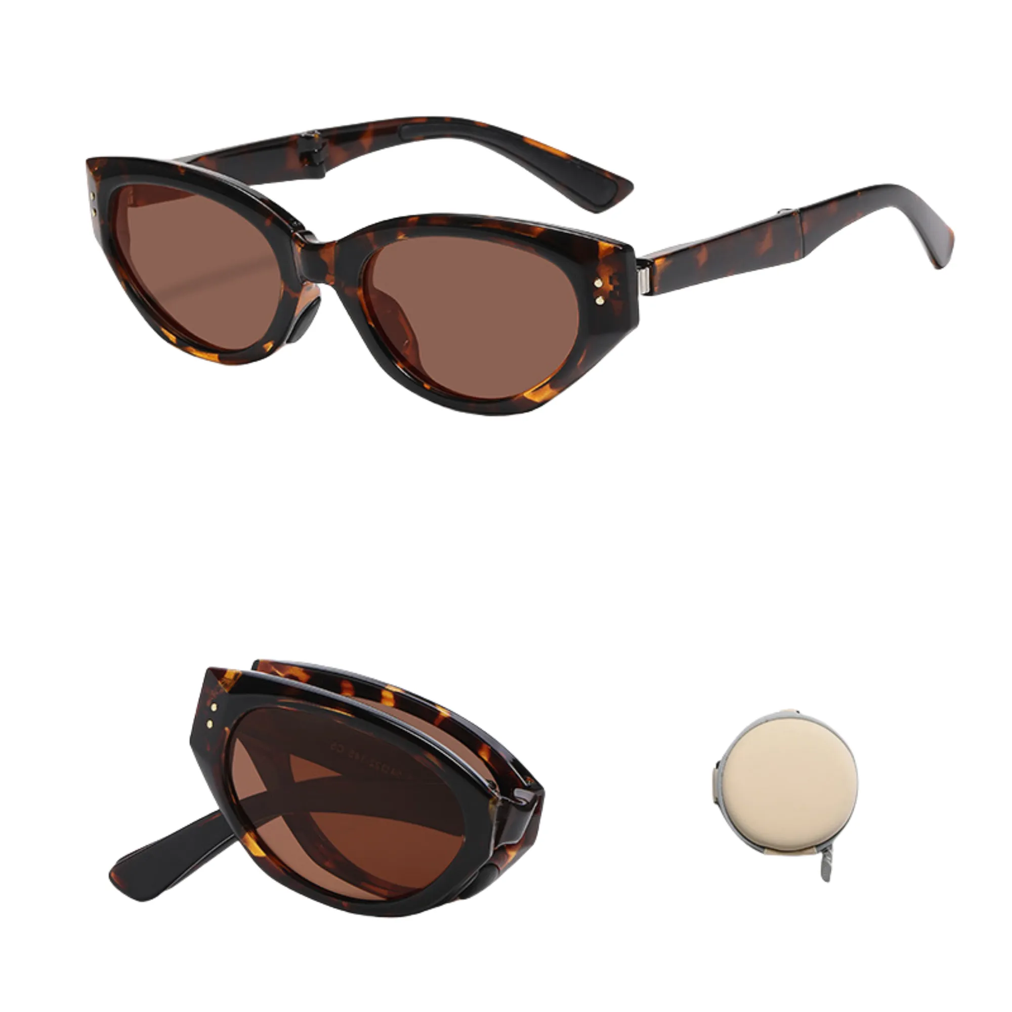 UV Protection Cat-Eye Foldable Shades Fashion Sunglasses 10