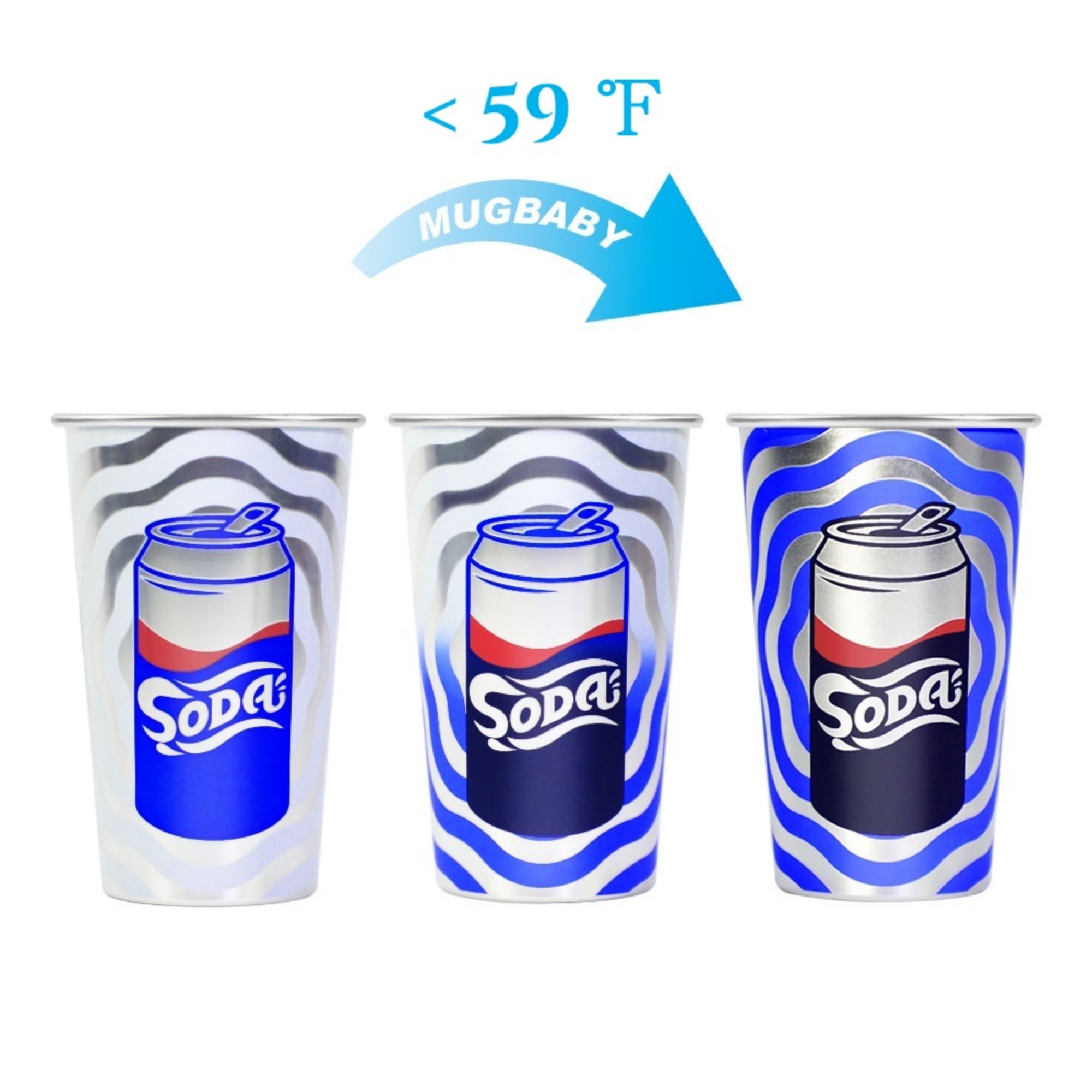 16 oz Aluminum Color Changing Cups 3