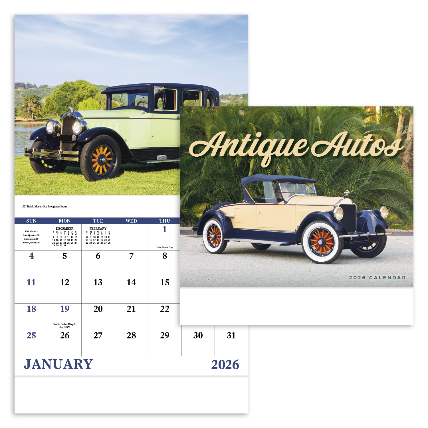 Good Value™ Antique Autos Calendar 48
