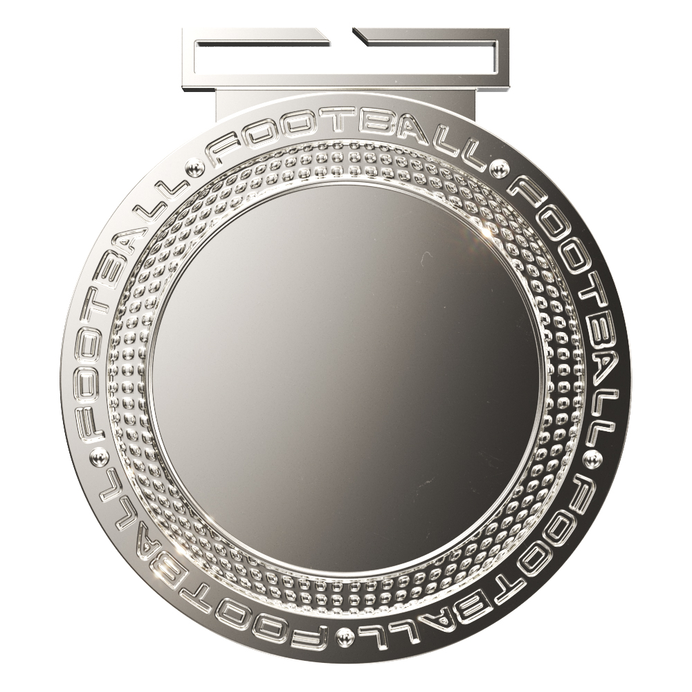 Football Dual Plated Medallion (3") 6
