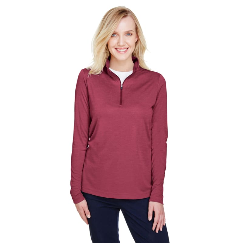 Team 365 Ladies' Zone Sonic Heather Performance Quarter-Zip 19