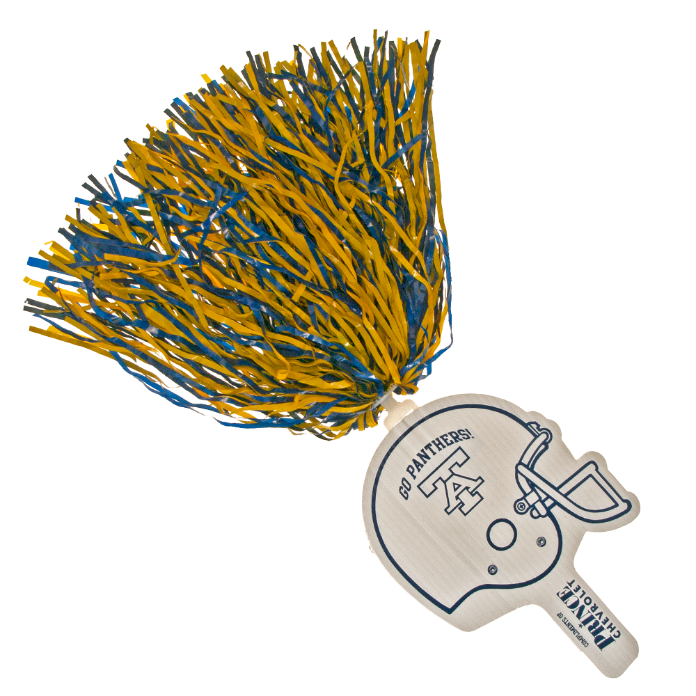 Football Helmet Shape Hand Fan, Screen Printed 37