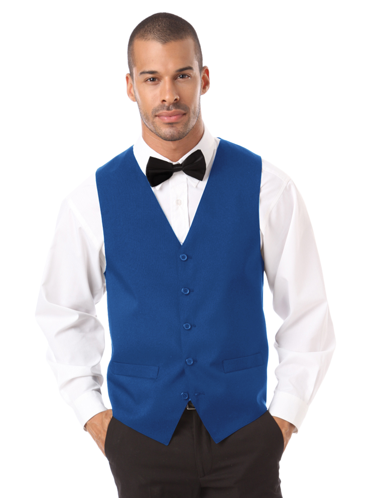 Blue Generation - Unisex 2-Pocket Scotchgard Treated Bistro Vest 11