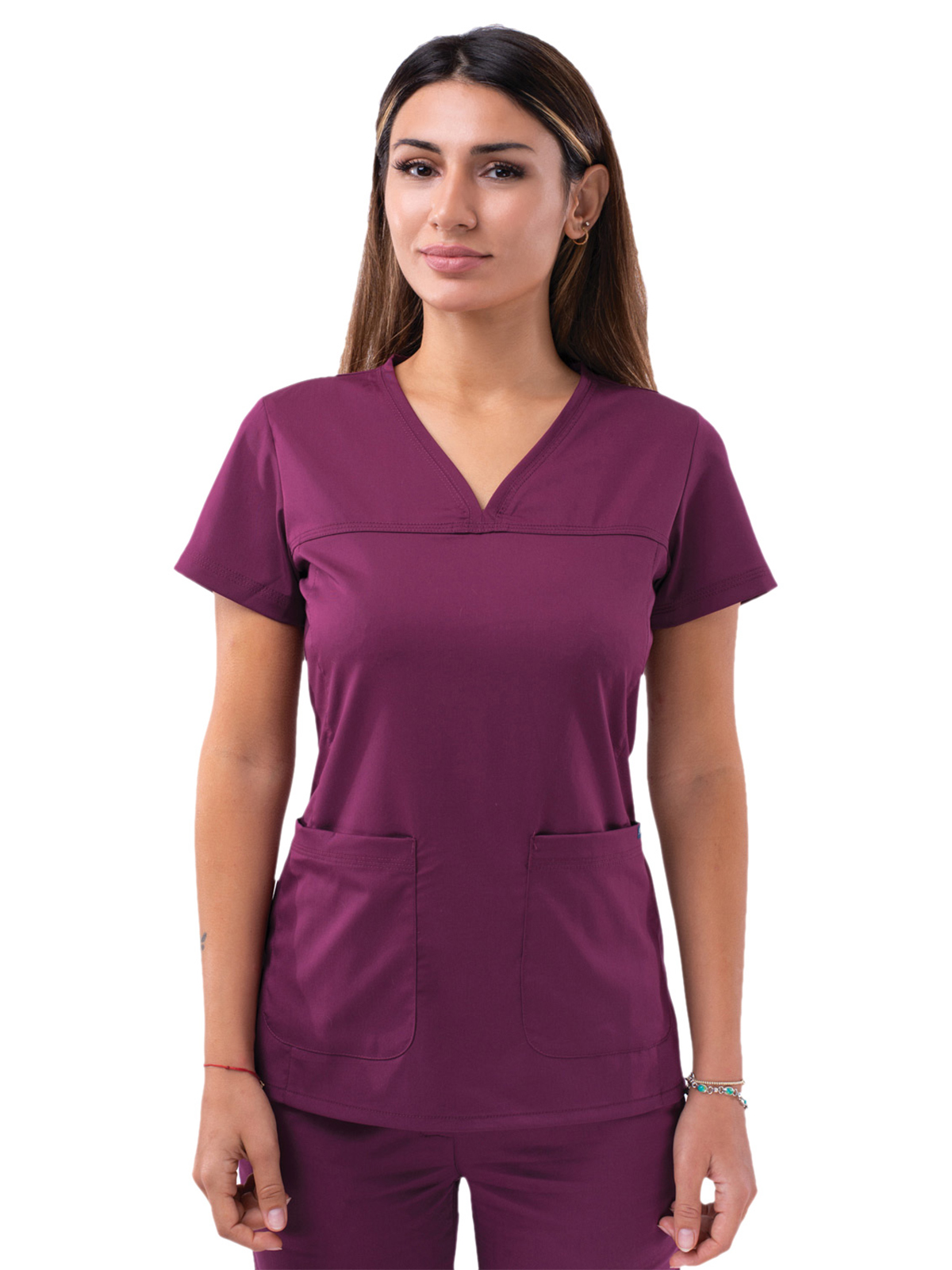 Adar - Pro - Women's V-Neck Sweetheart Top 8
