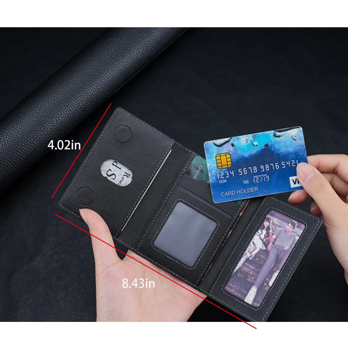 Cell IPhone LeatherUpgraded Magsafe Magnetic Wallet 4