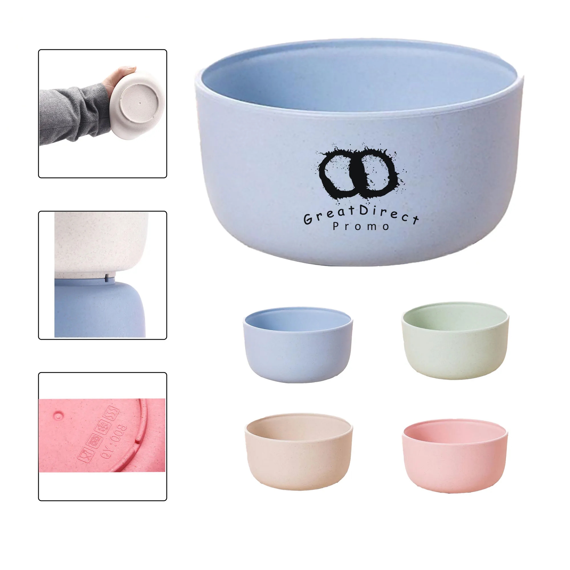 Wheat Straw Eco-friendly Cereal Bowl 6