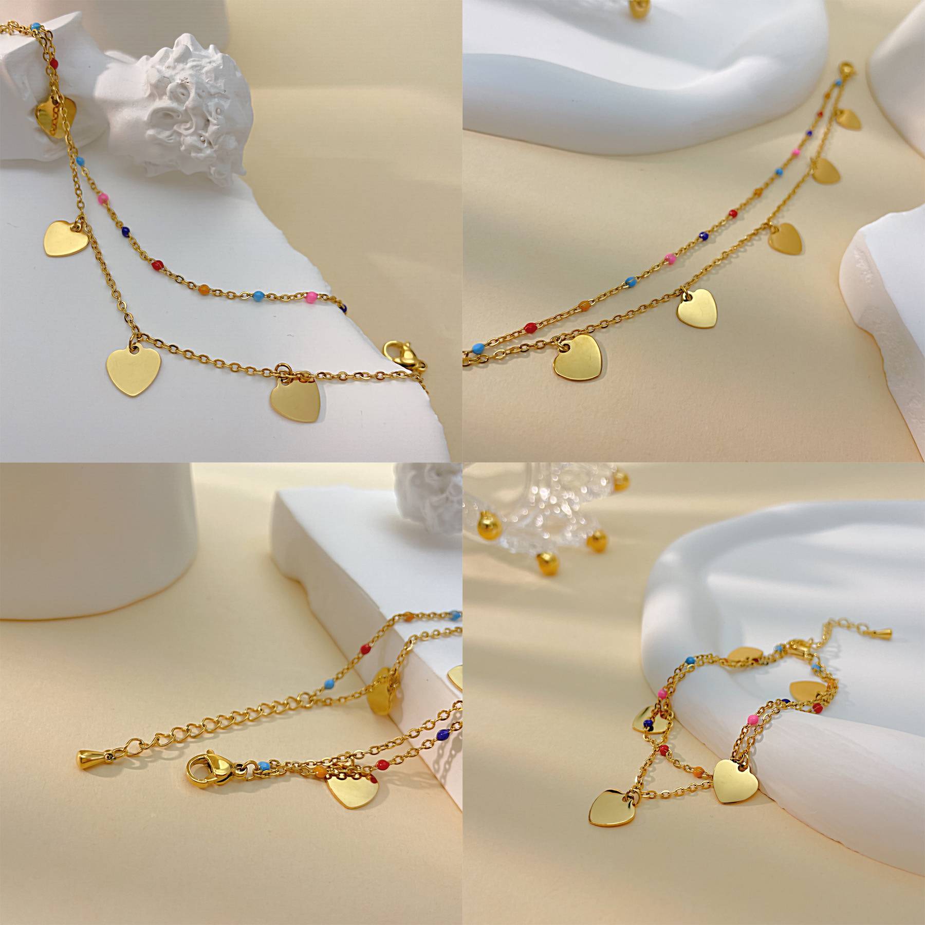 Stainless Steel Dopamine color love bracelet 6