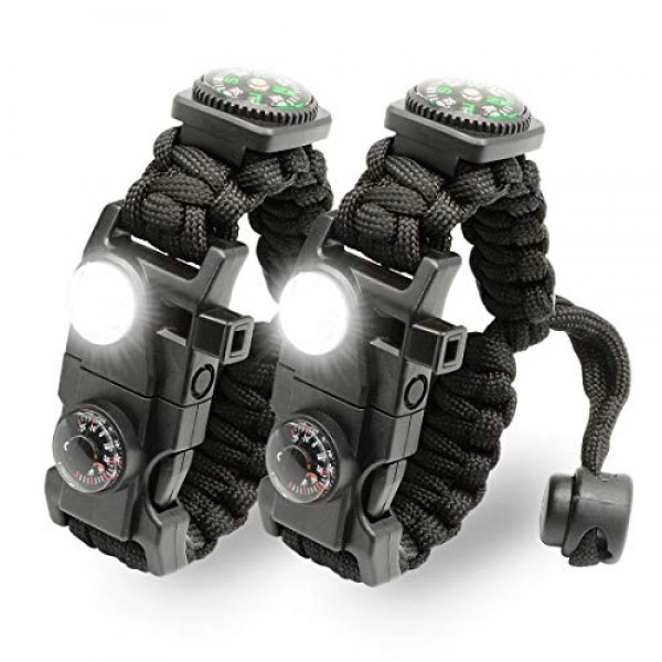 20 in 1 Outdoor Survival Paracord Bracelet 23