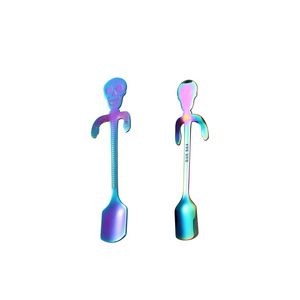 Skeleton Skull Shaped Steel Spoon 19