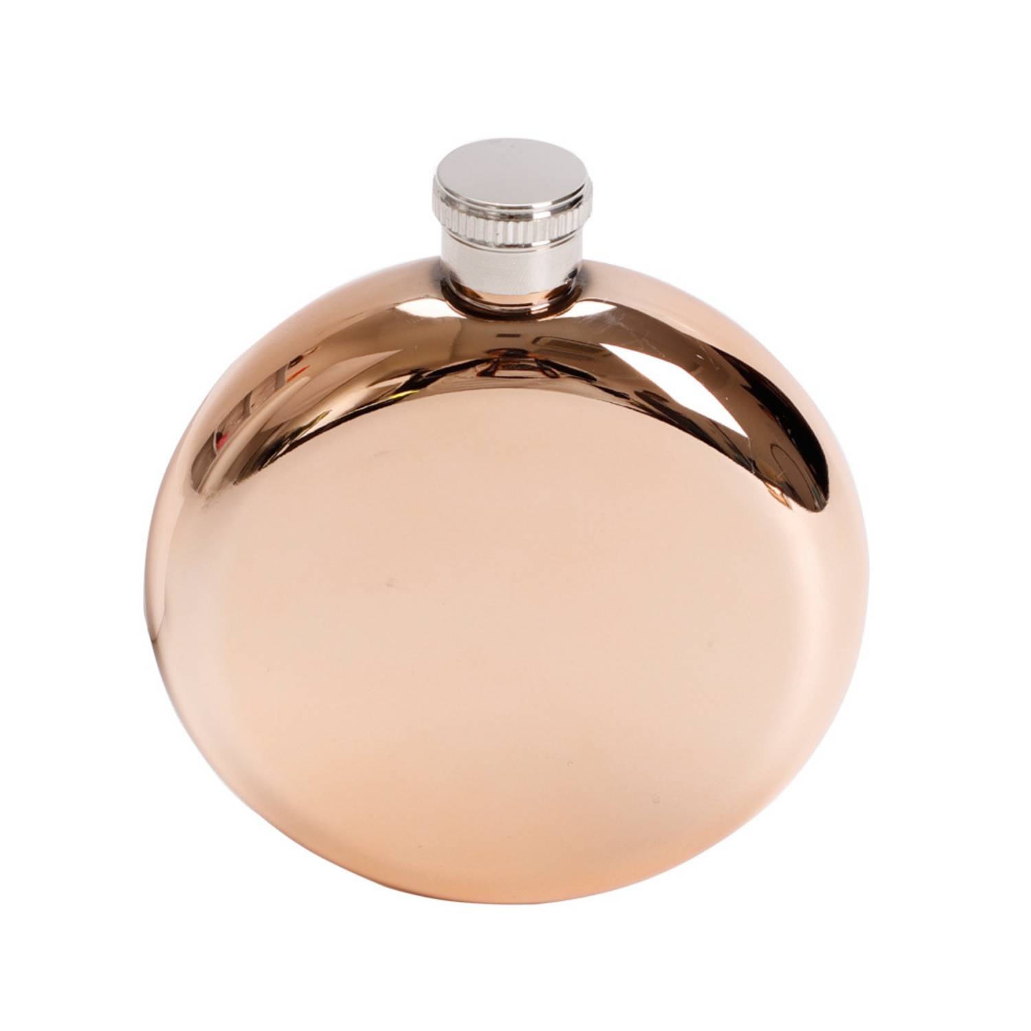 5oz Solid Round Hip Flask 7