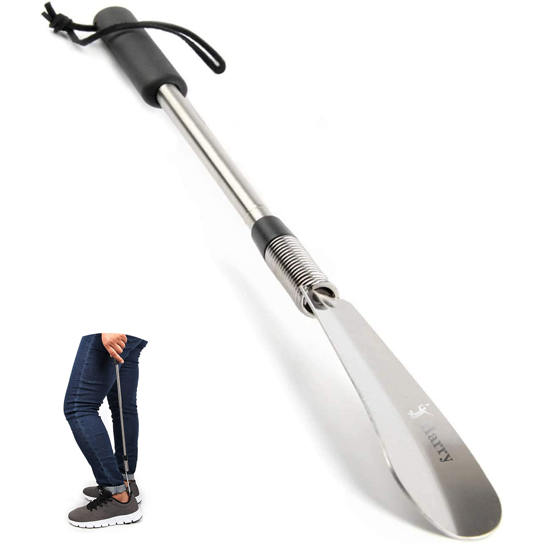16" To 31" Adjustable Premium Long Handled Shoe Lifter 1