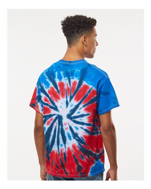 Unisex Multi-Color Tie-Dyed T-Shirt - 1000 54