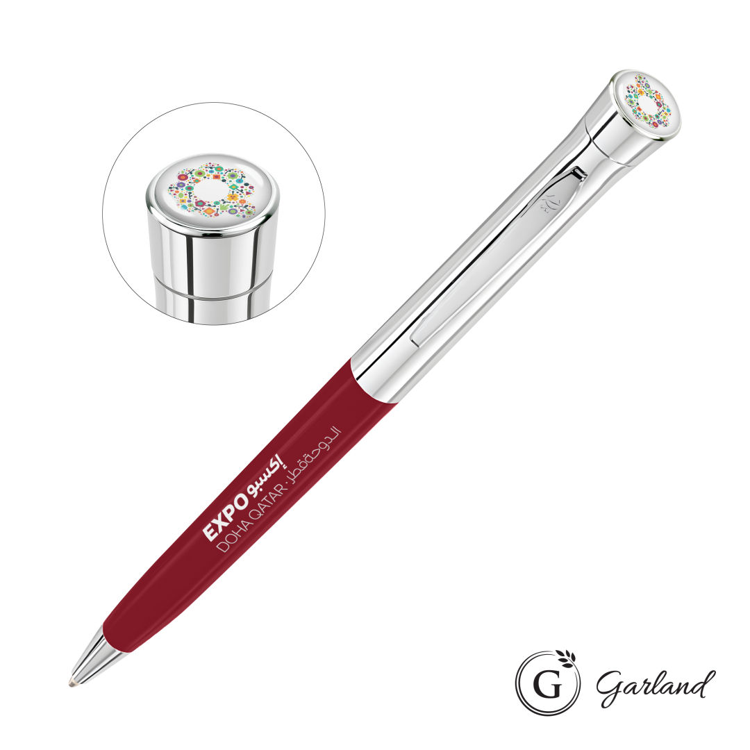 Garland® Founders Custom Ballpoint Pen - Chrome 2