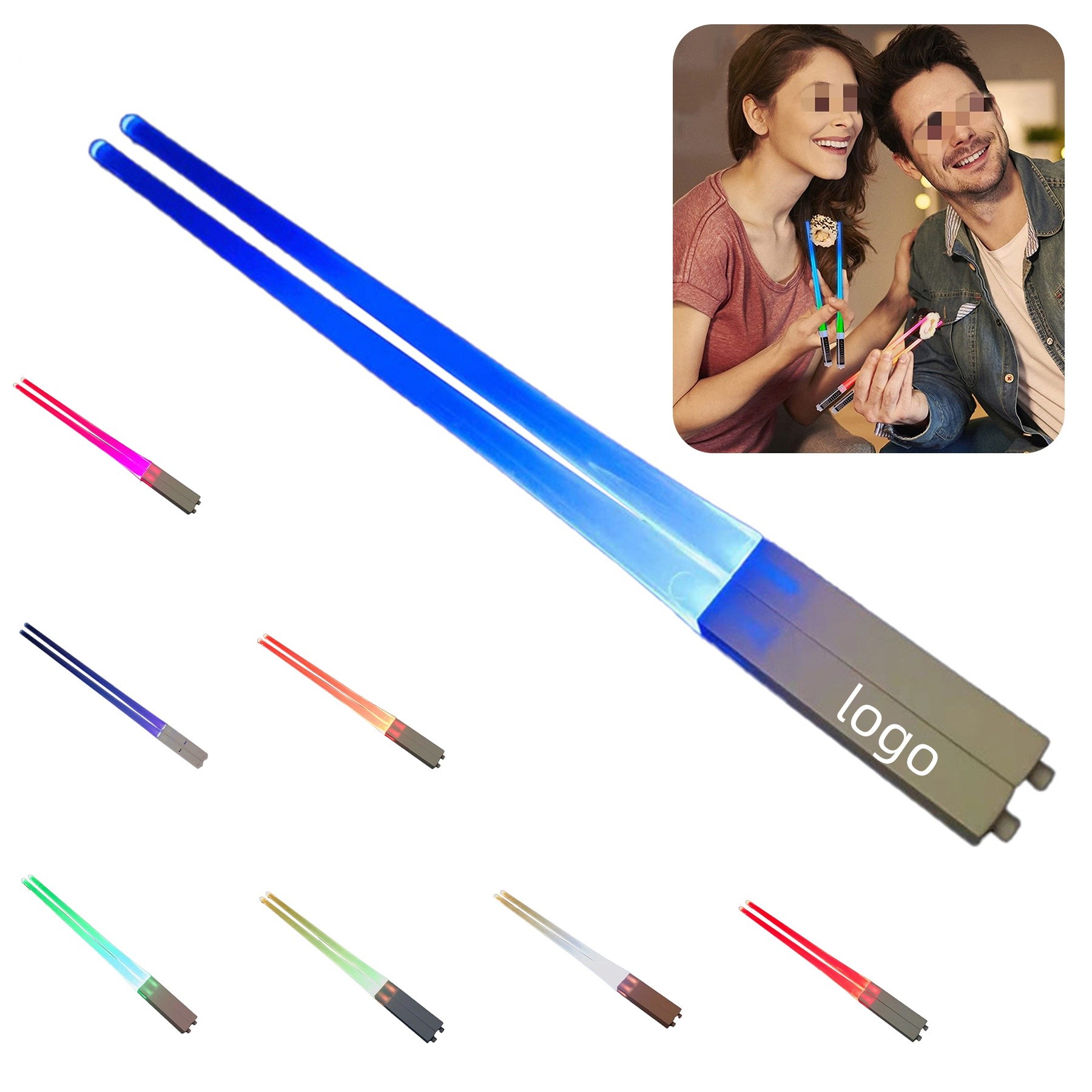 LED Glowing Light Chopstick