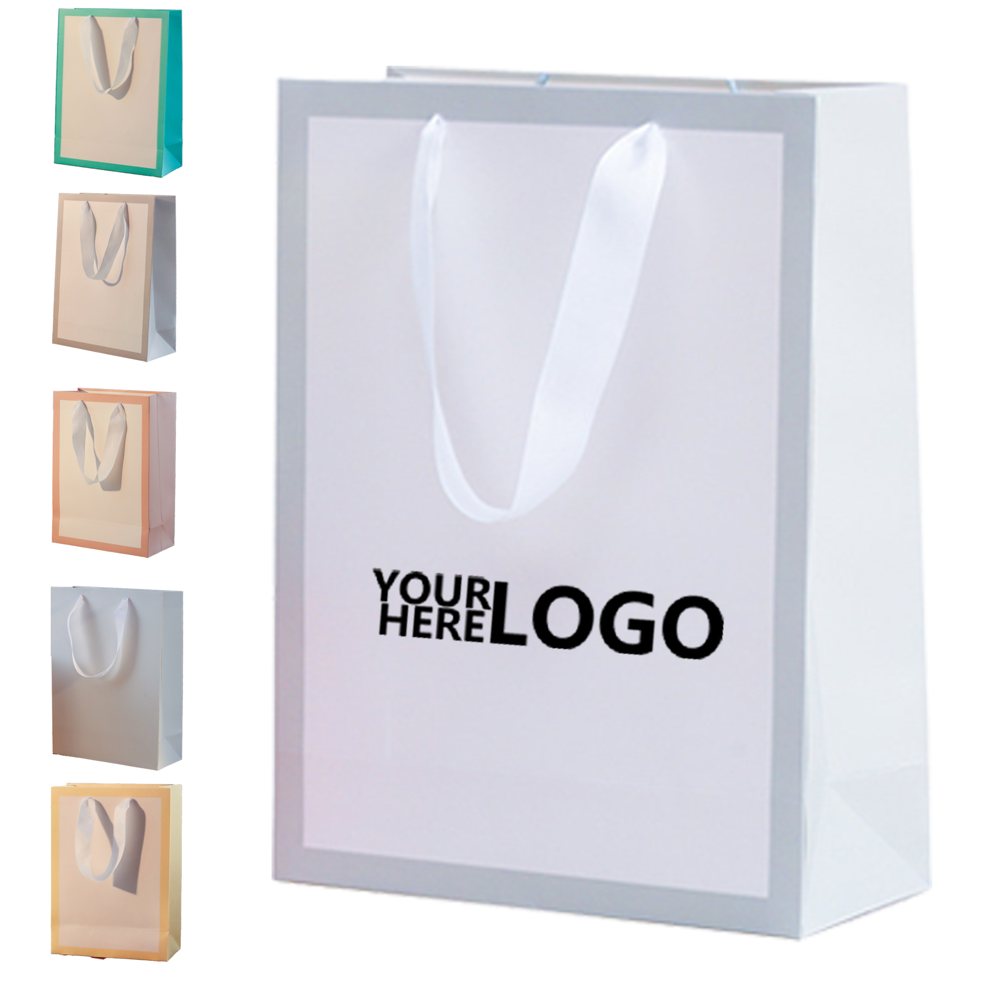 Durable White Card Carryall Bag 2