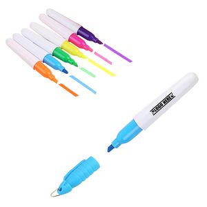 Mini Fluorescent Highlighter With Cap Clip 7