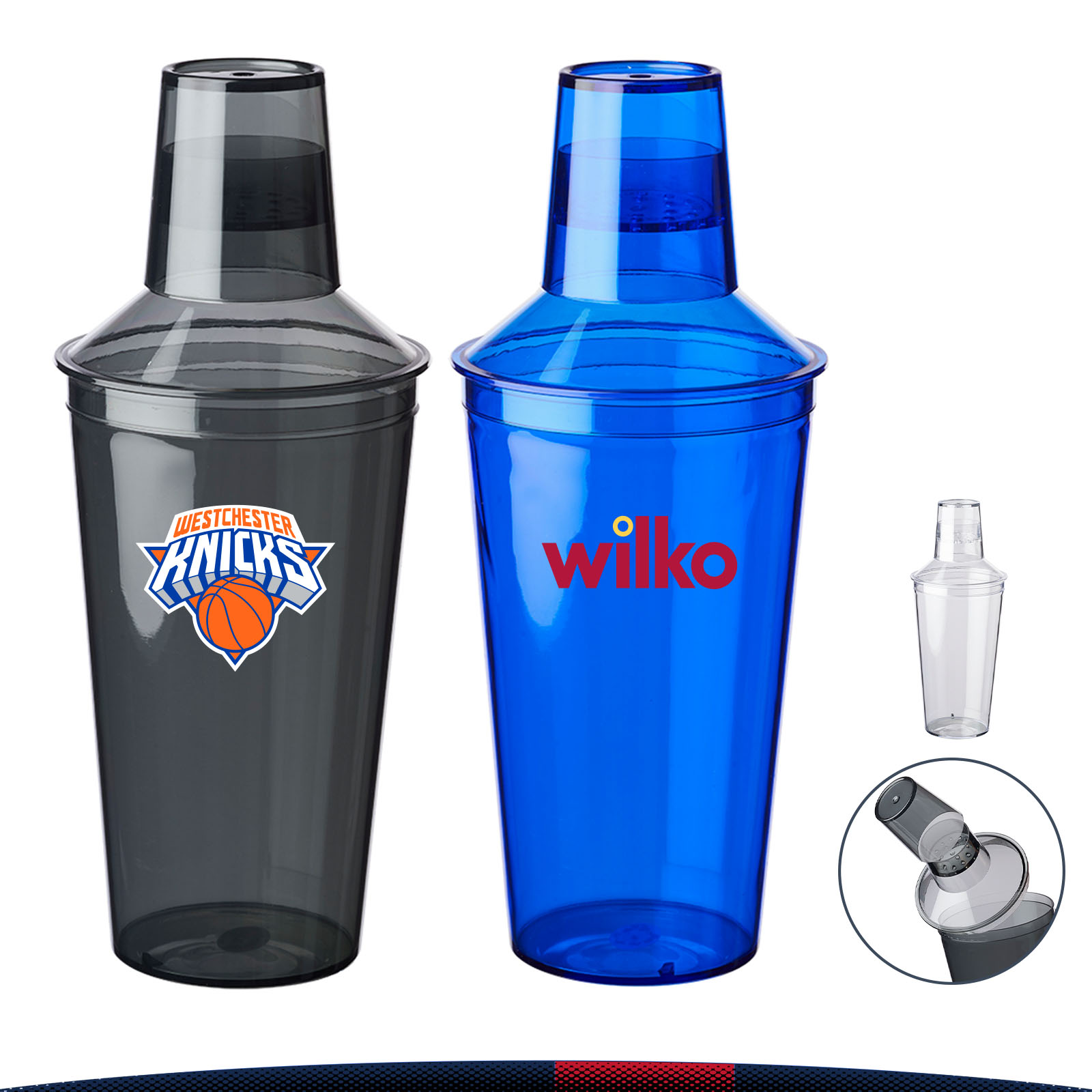 17 oz. portable Plastic Cocktail Shaker 4