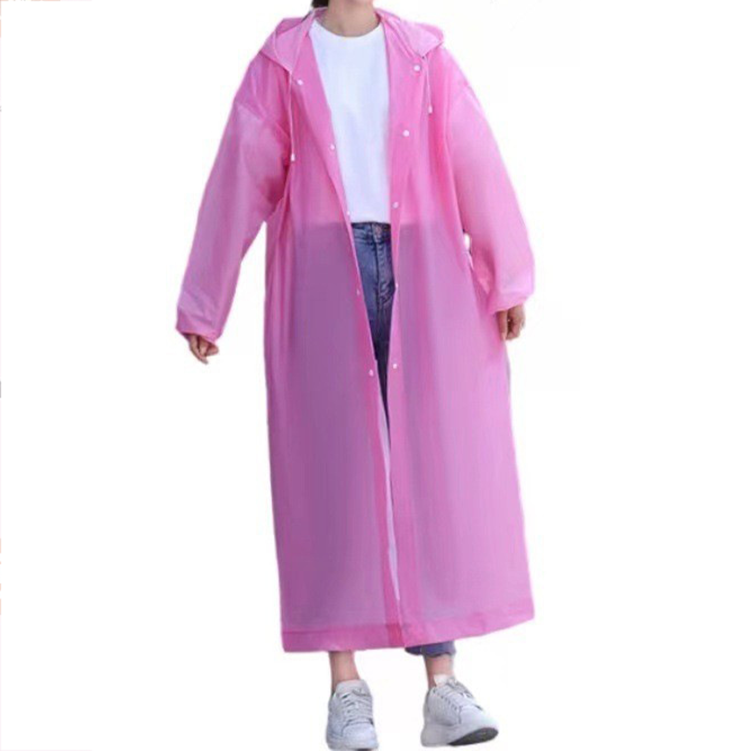 Adult EVA Thick Waterproof Outdoor Raincoat 9