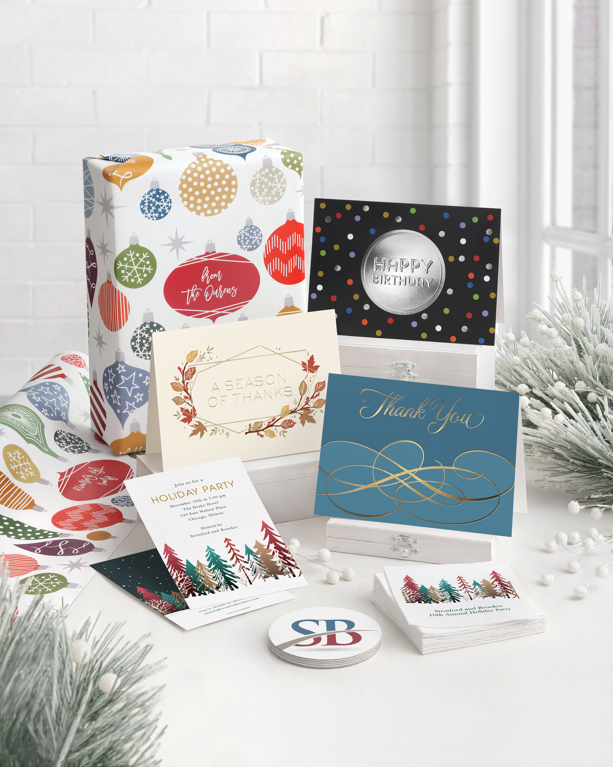 Geometric Thanksgiving Card 3