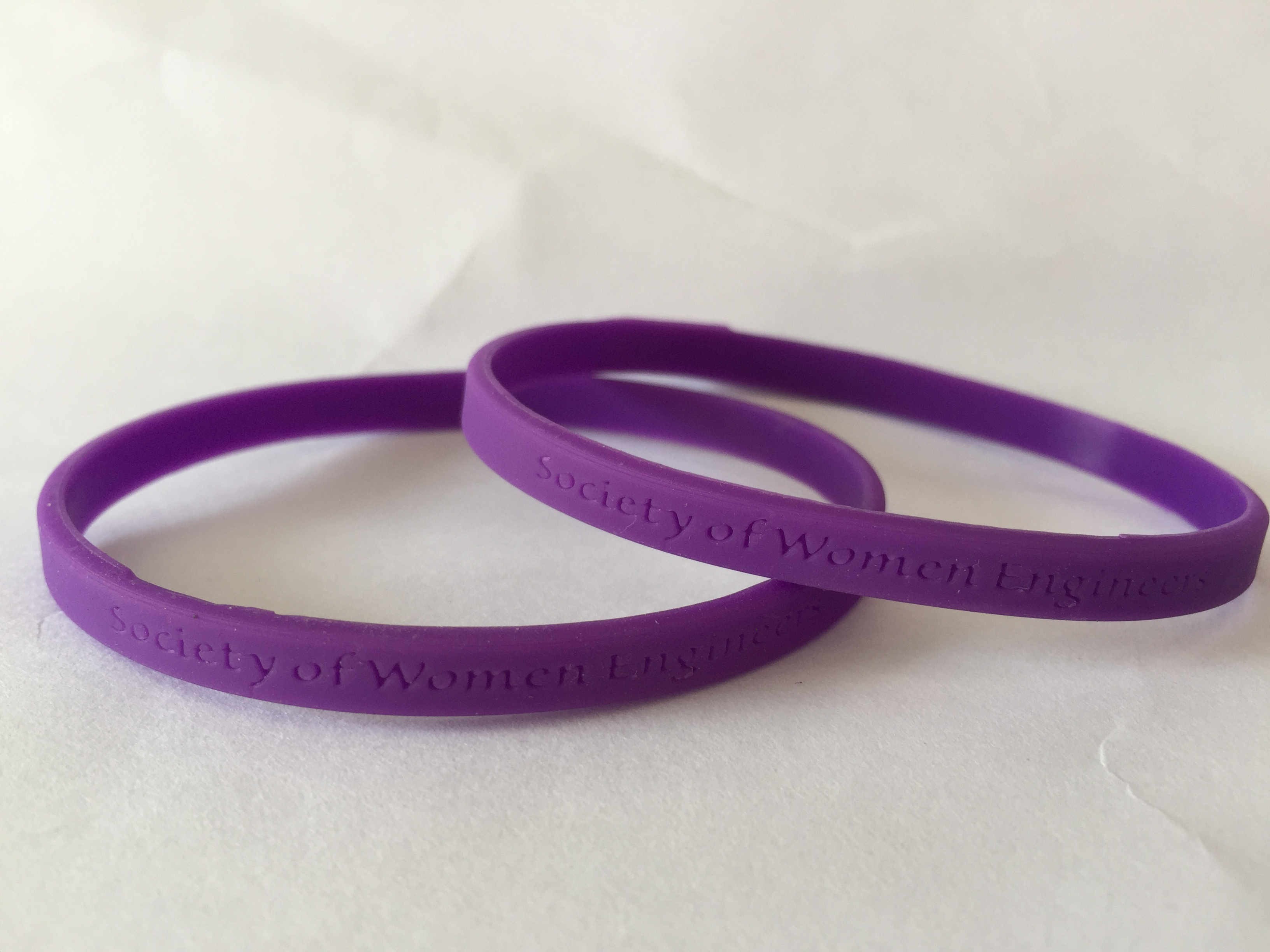 1/4 Inch Debossed Silicone Wristband 2
