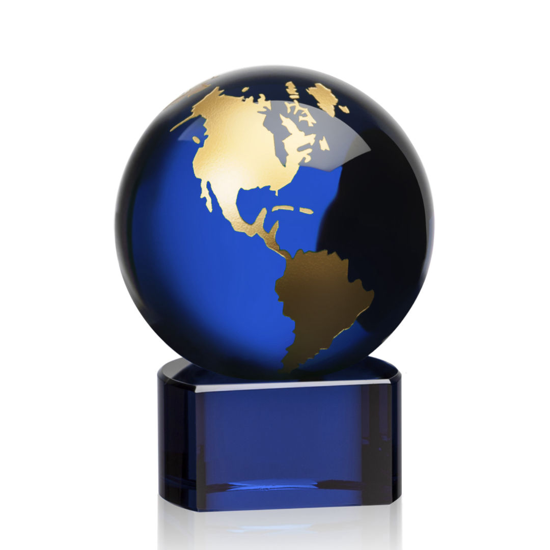 Marcana Globe Award - Blue/Gold 3