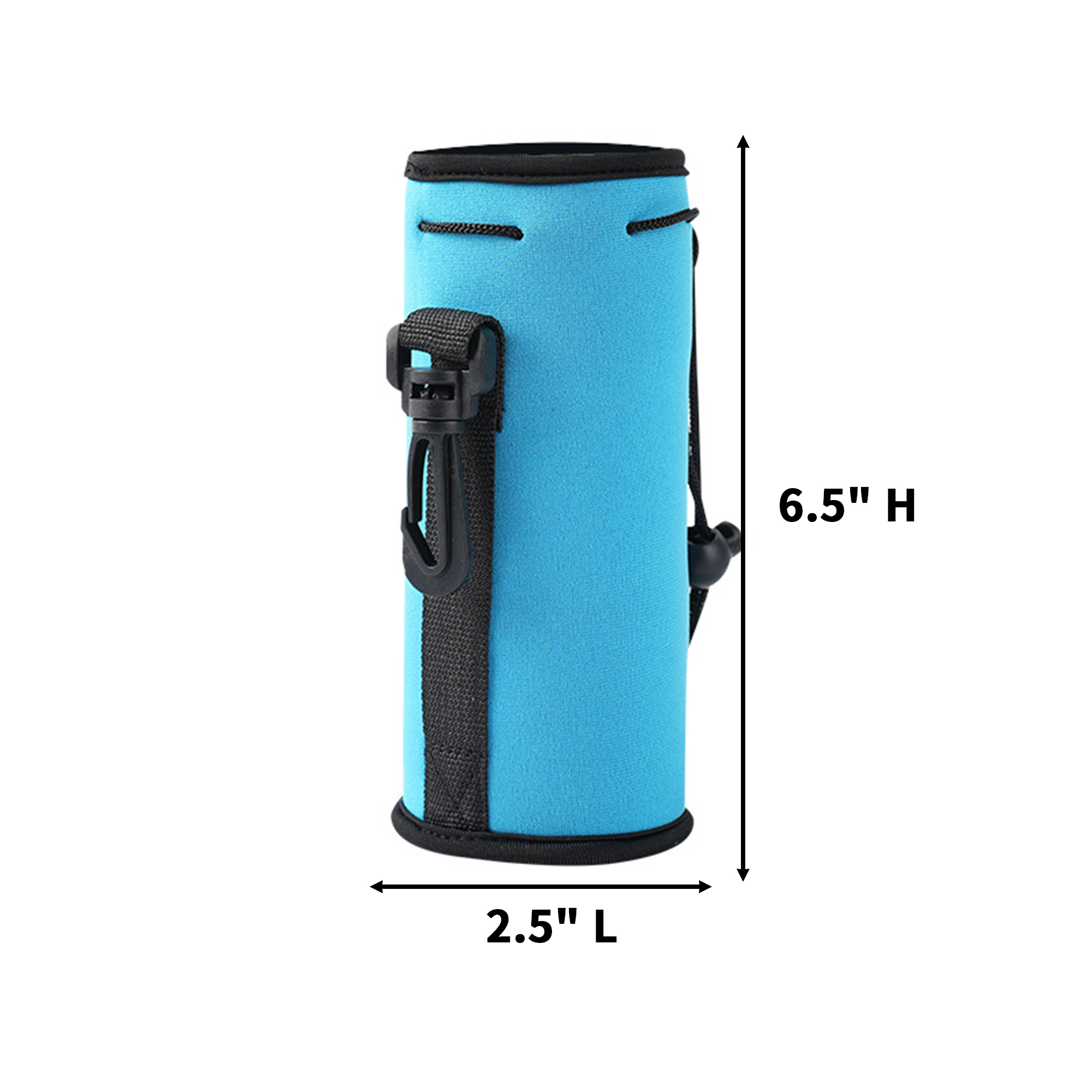 Insulating Bottle Sleeve With Clip 2.5 x 6.5" 1