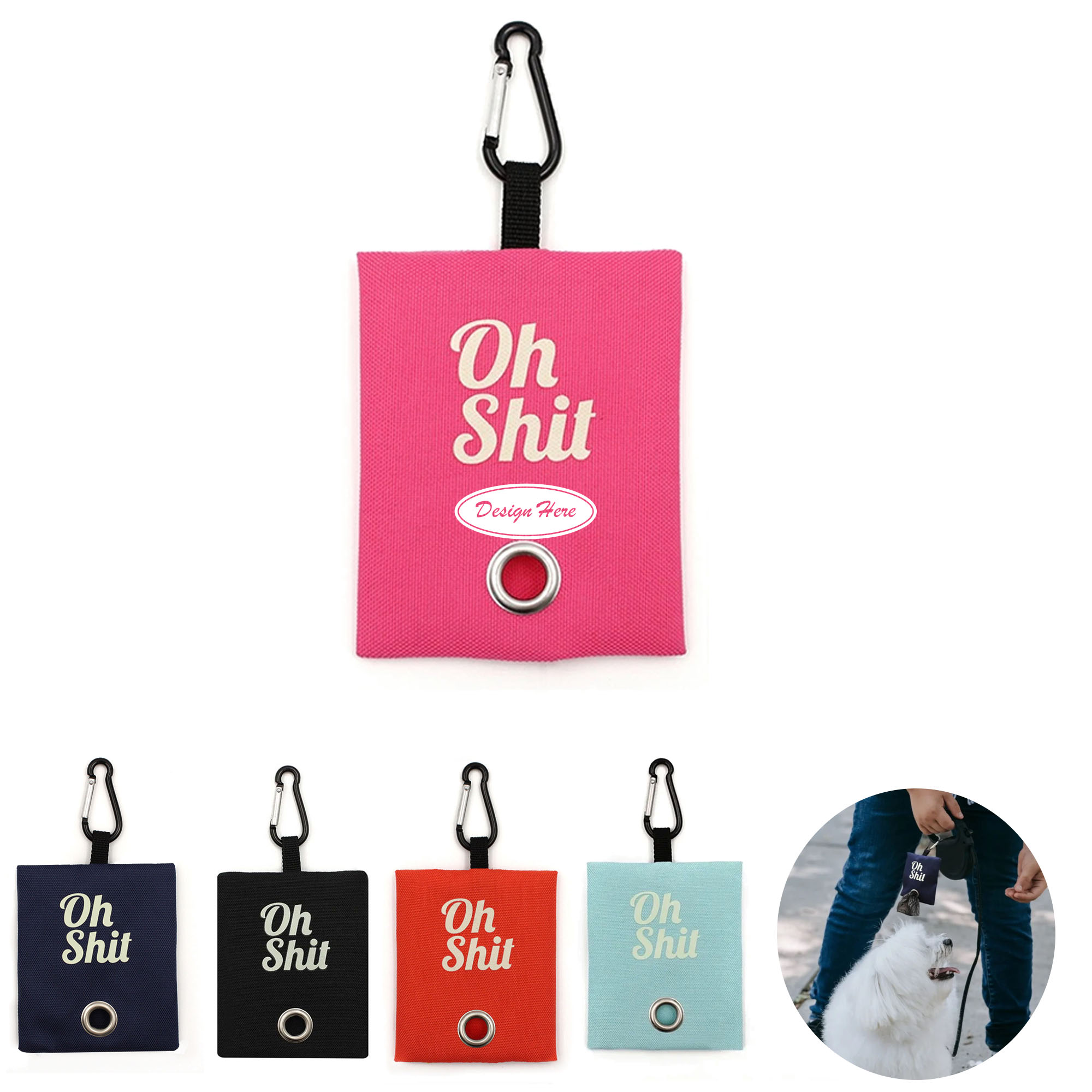 Compact Keychain Waste Bag Dispenser for Pet Owners 5