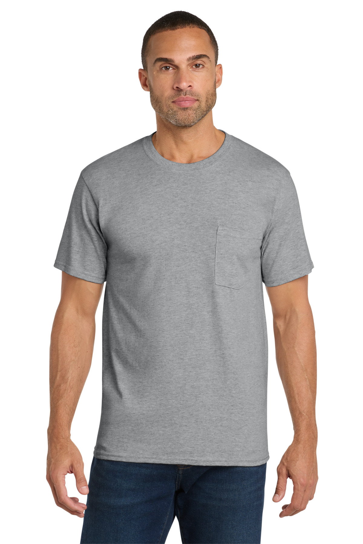 Port & Co Core Cotton Pocket Tee. PC54P 88