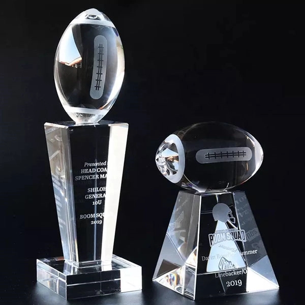 Clear Sports Crystal Rugby Award 5