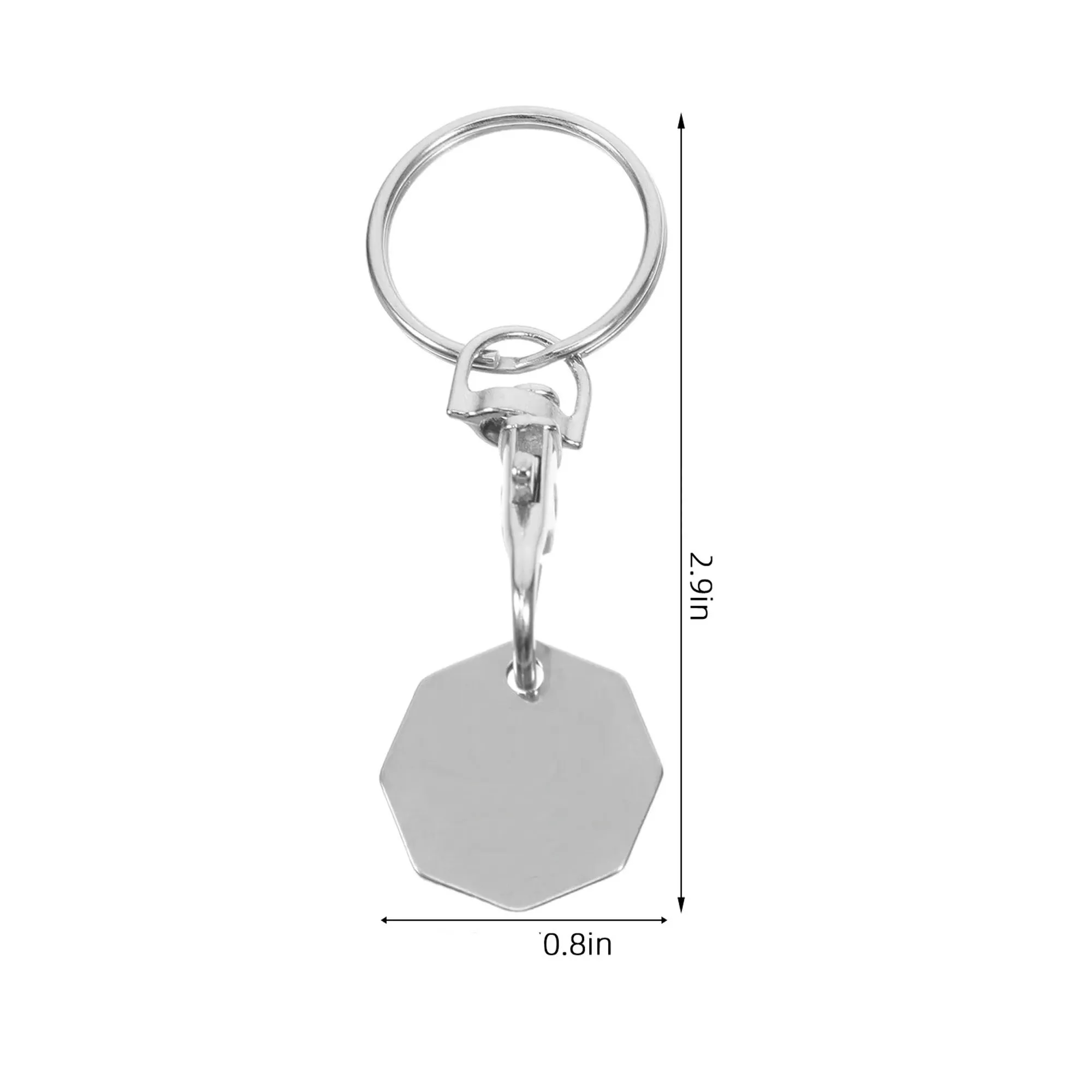 Trolley Coin Keyring 1
