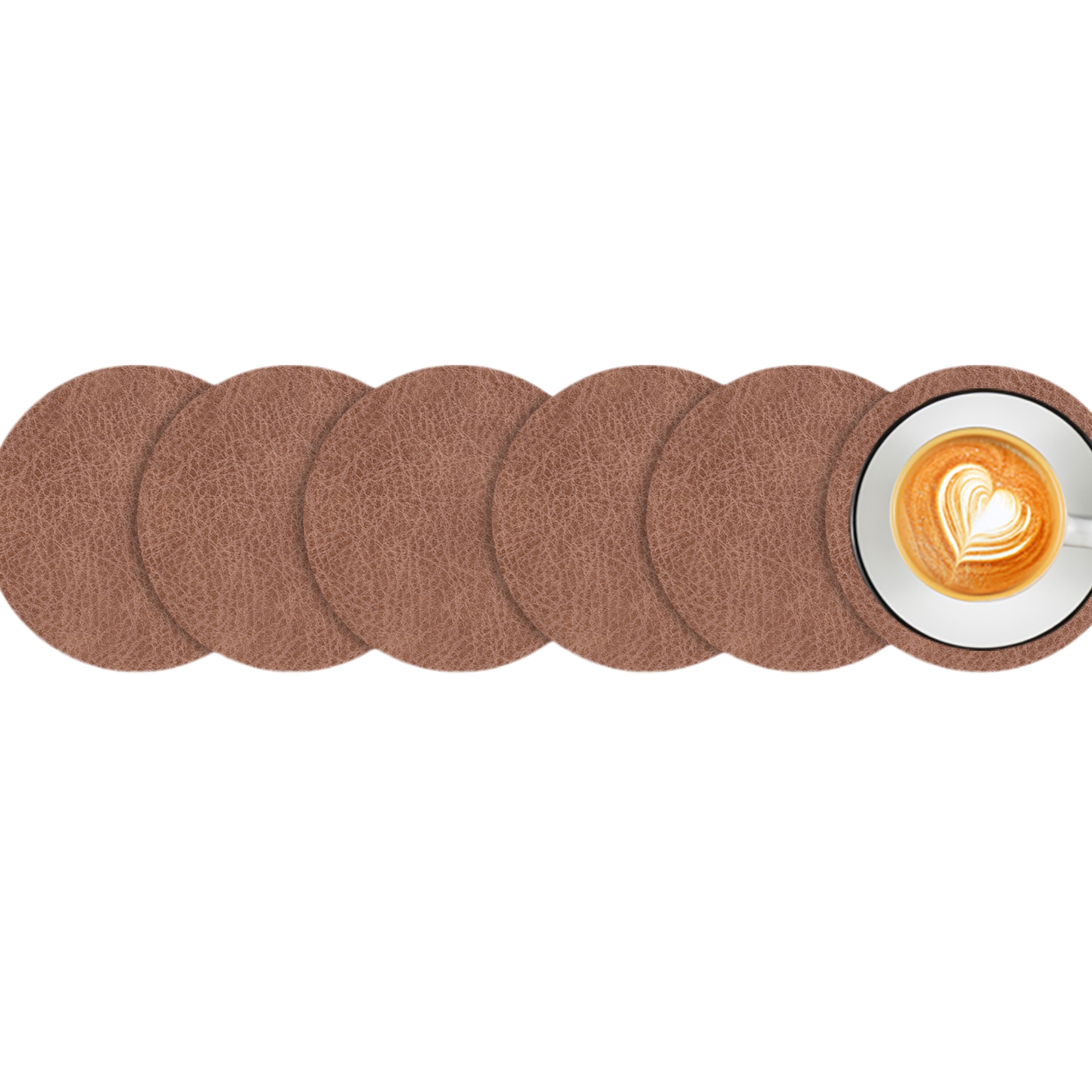 Leather Thermal Coffee Coaster 4