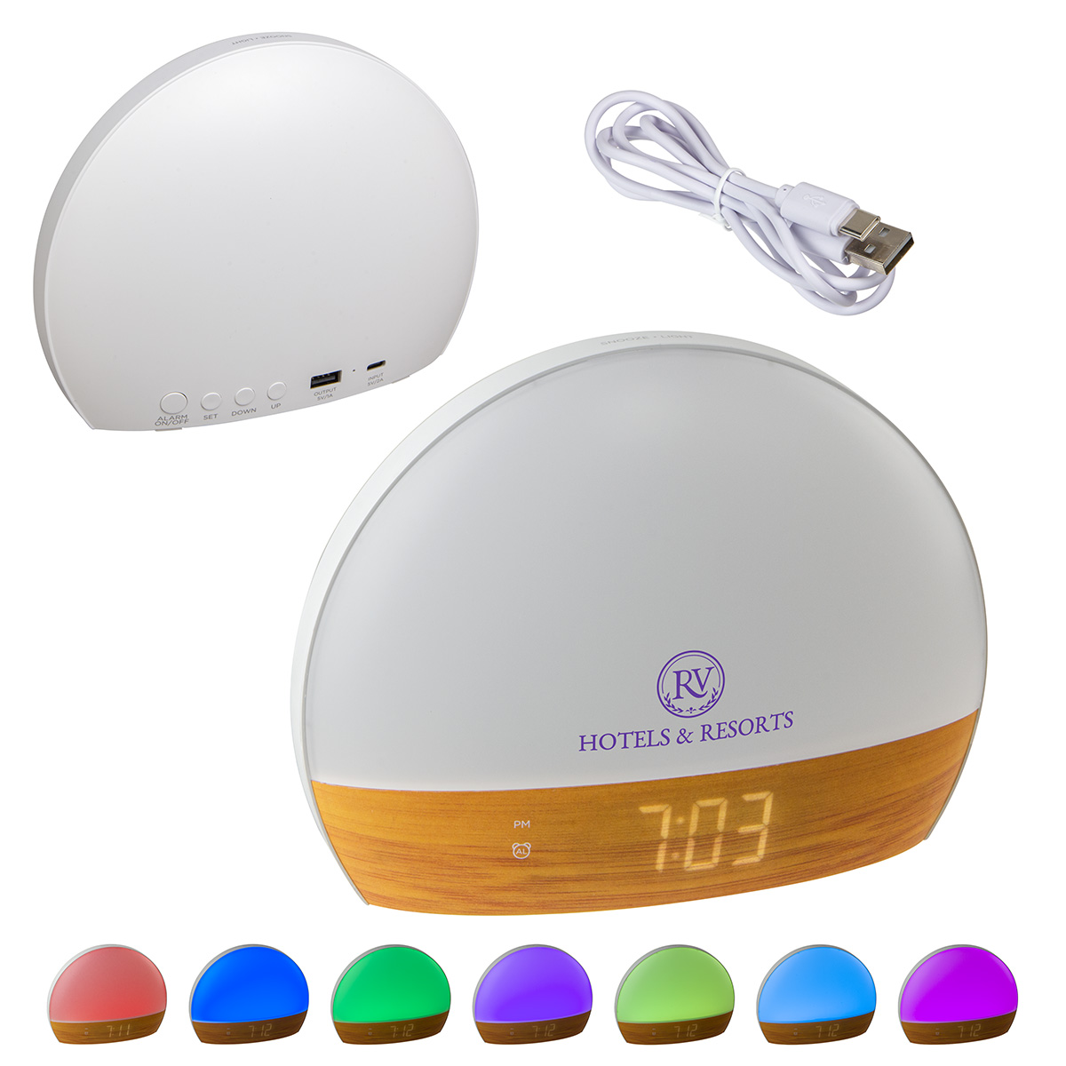 Daybreak Digital Alarm Clock with Sunrise Simulation 8