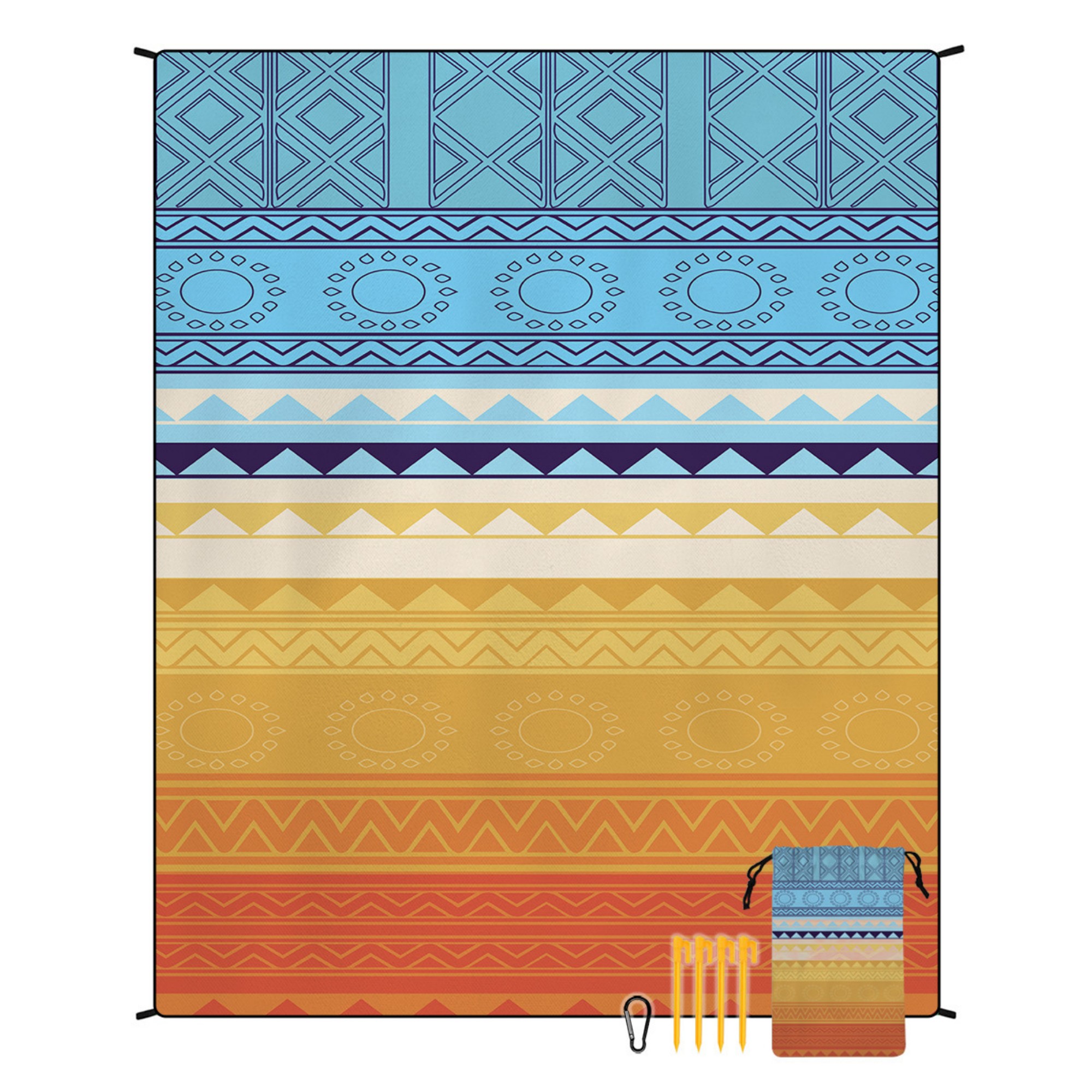 Quick Dry Water Resistant Beach Mat 7