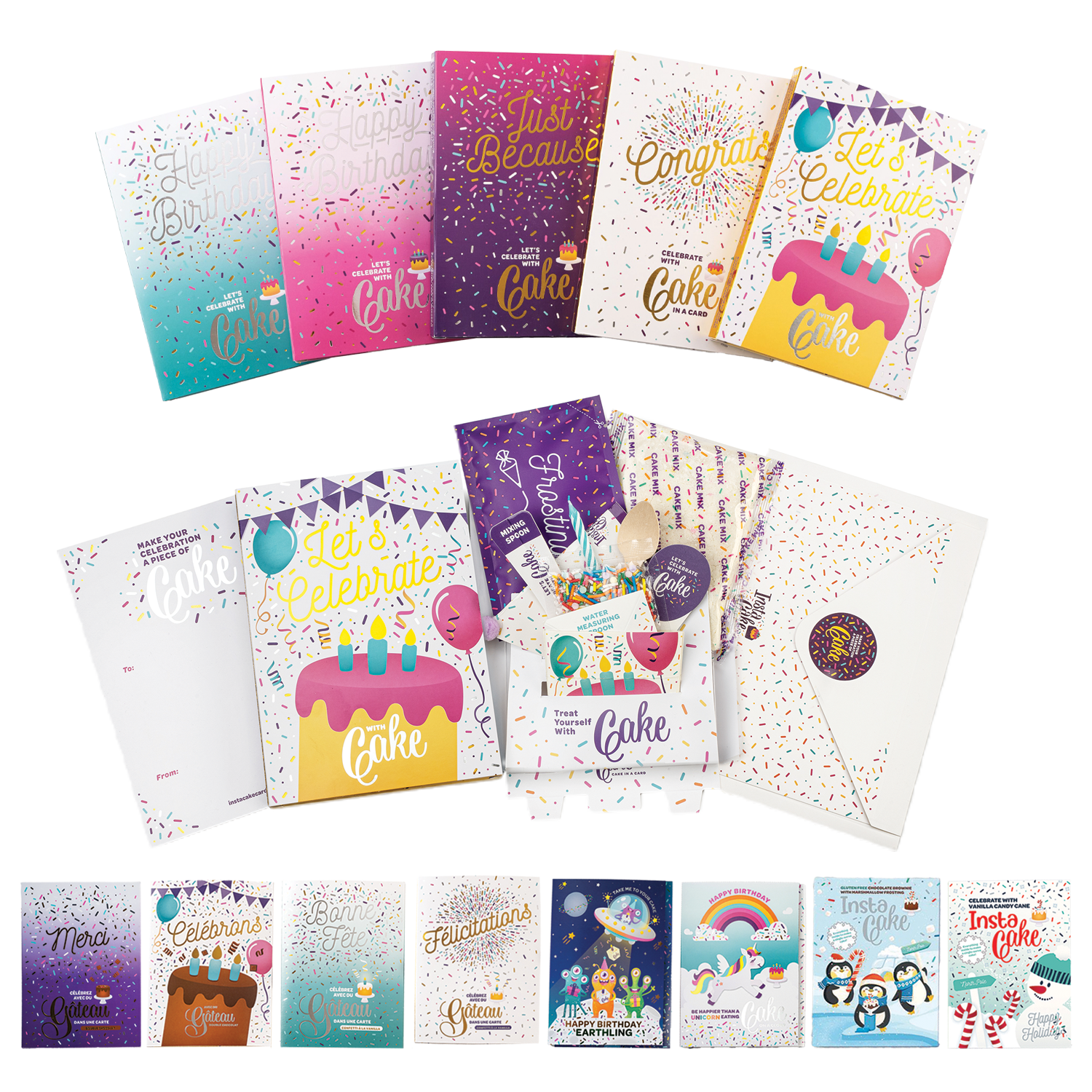 Send a greeting card that turns into a celebration cake in minutes—just add water. 1