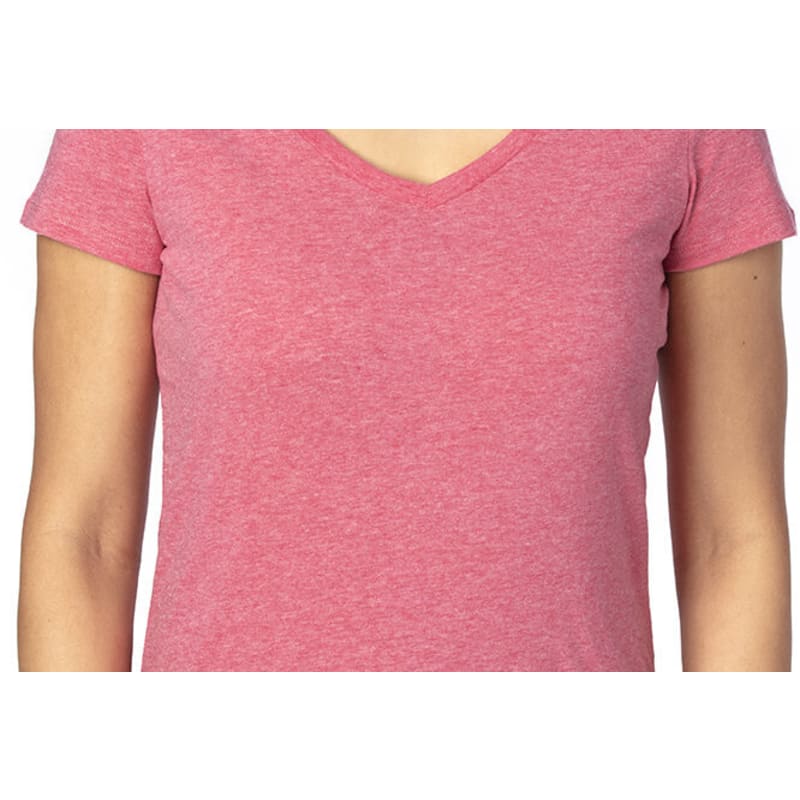 Threadfast Apparel Ladies' Ultimate CVC V-Neck T-Shirt 20