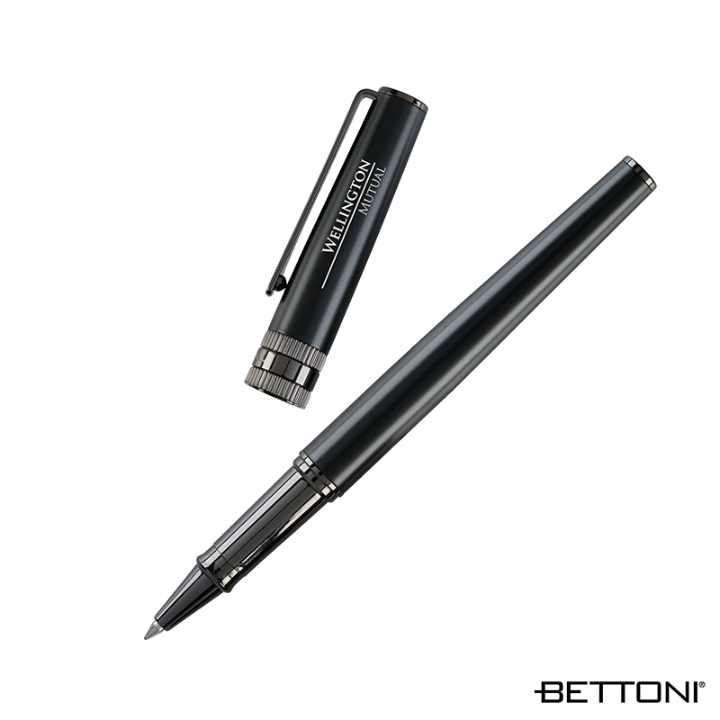 Bettoni® Massimo Brass Cap-Off Rollerball Pen 8