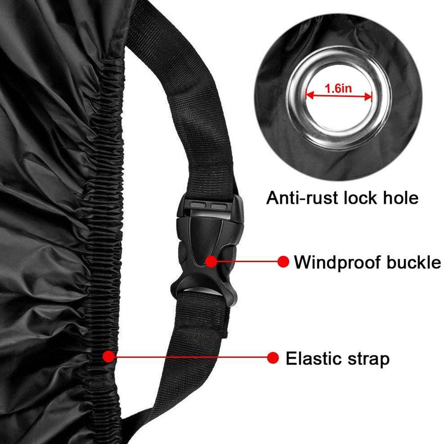 Night Reflective Waterproof Motorcycle Cover 4