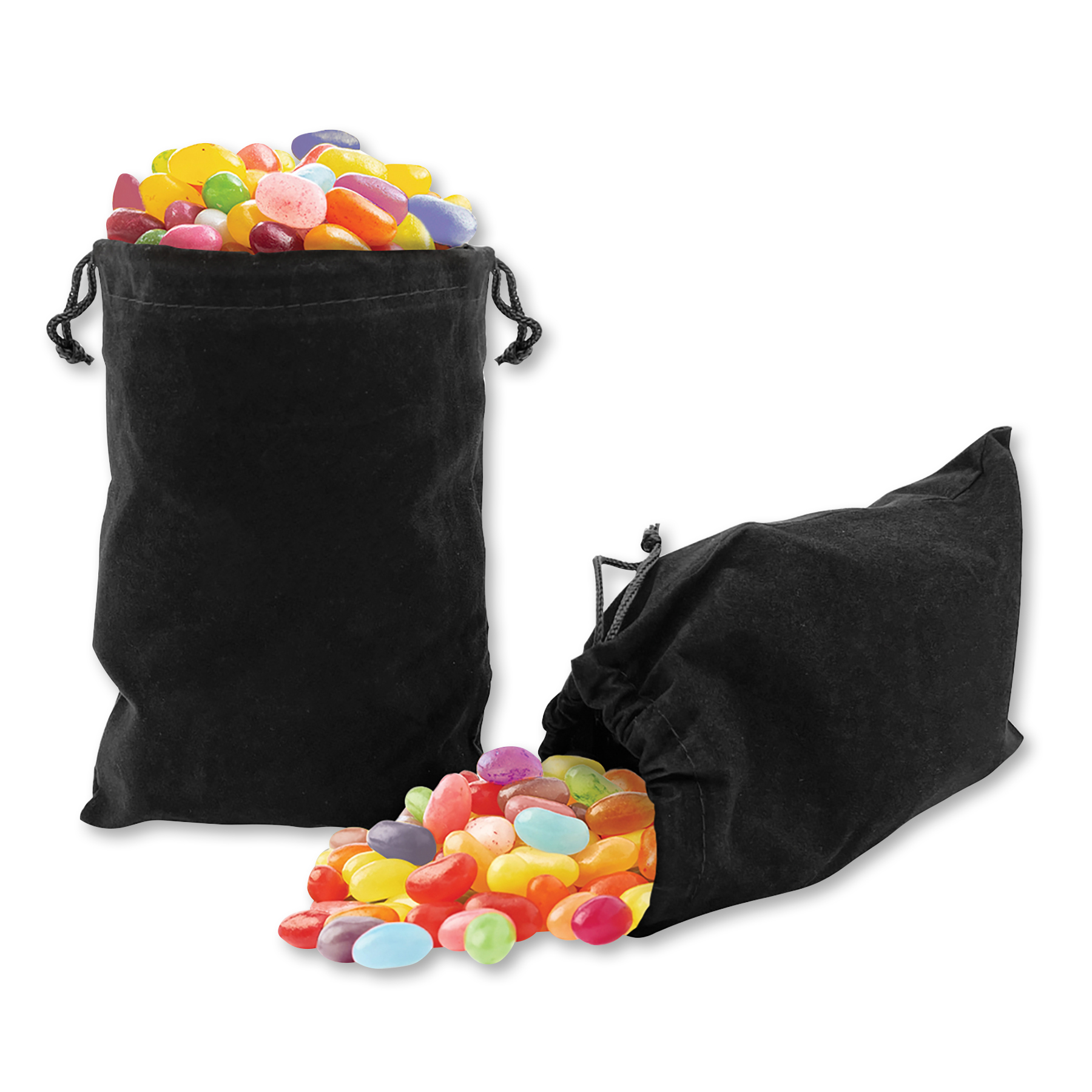 Jelly Belly Jelly Beans in Black Velour Gift Bag 3