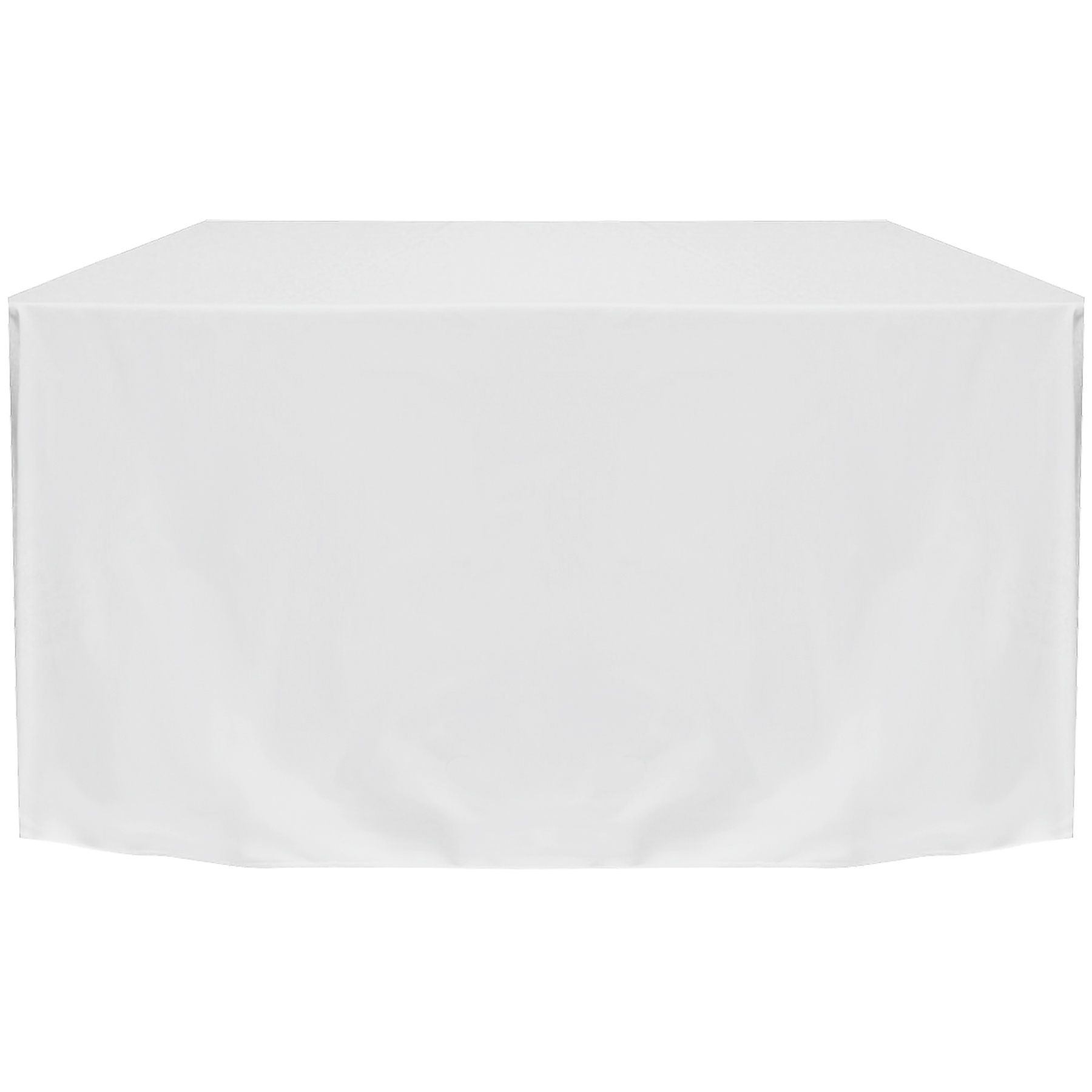 4' Customized Zipper Back Fitted Table Cover 8
