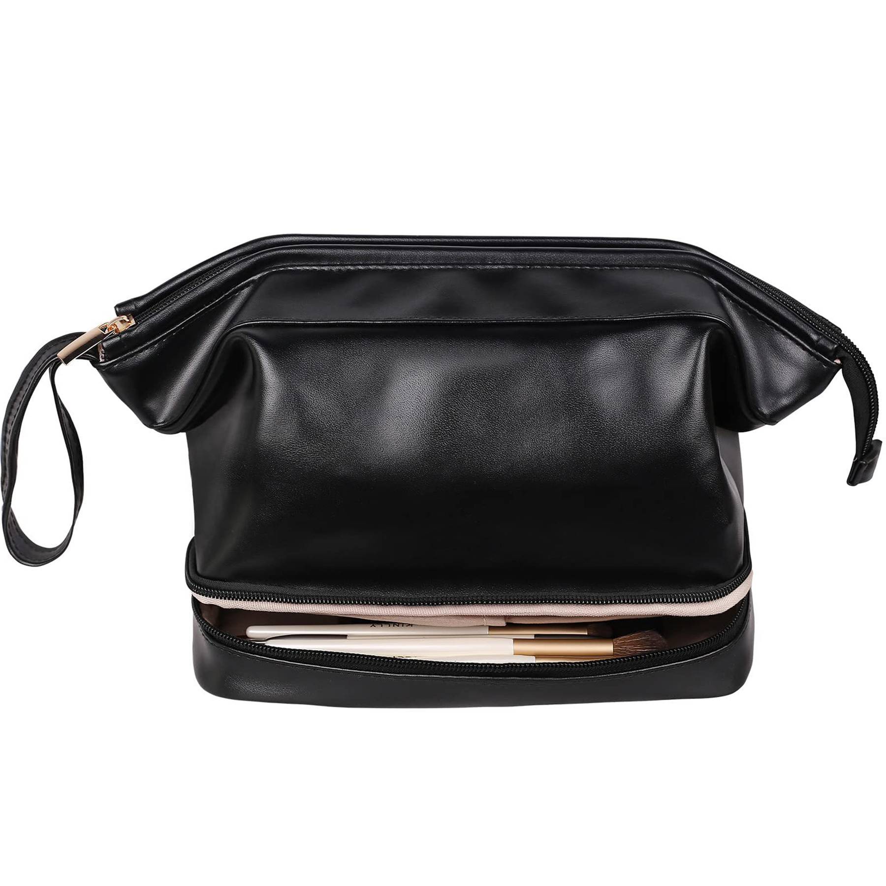 PU Leather Large Capacity Travel Cosmetic Bag for Women 4