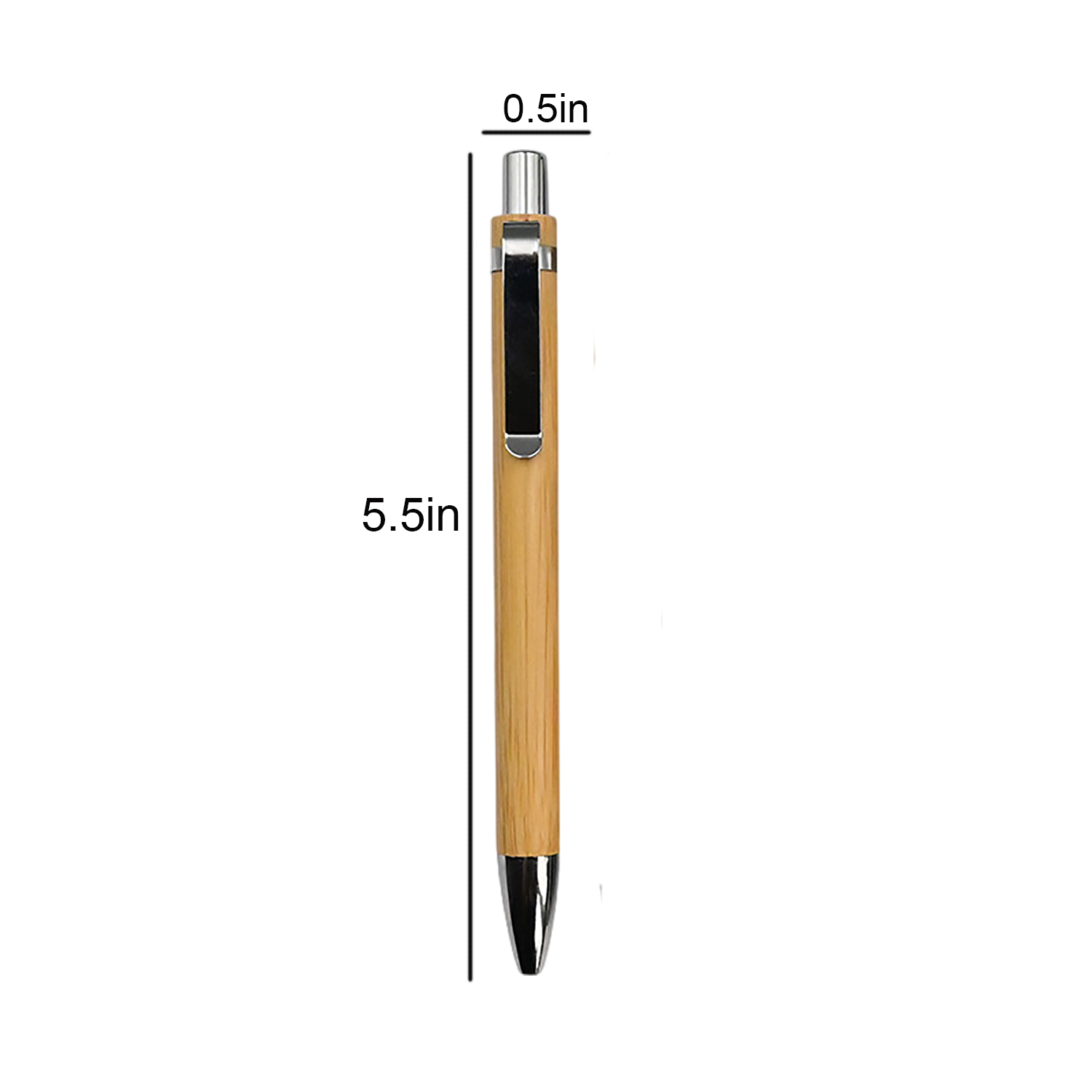 Eco-Friendly Bamboo Retractable Ballpoint Pen 3