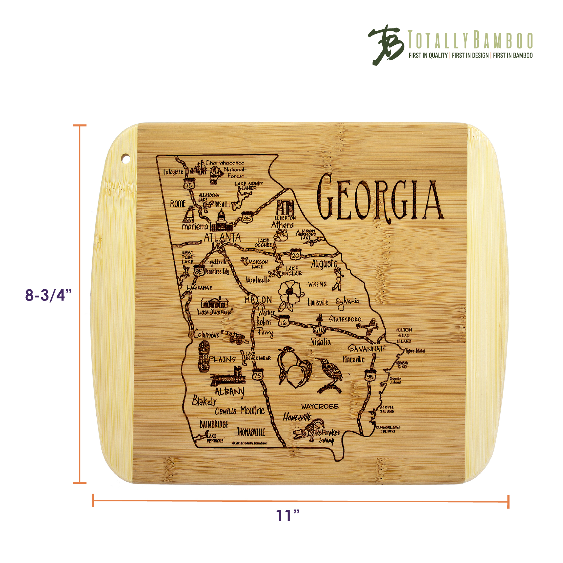 A Slice of Life Georgia Serving & Cutting Board 3